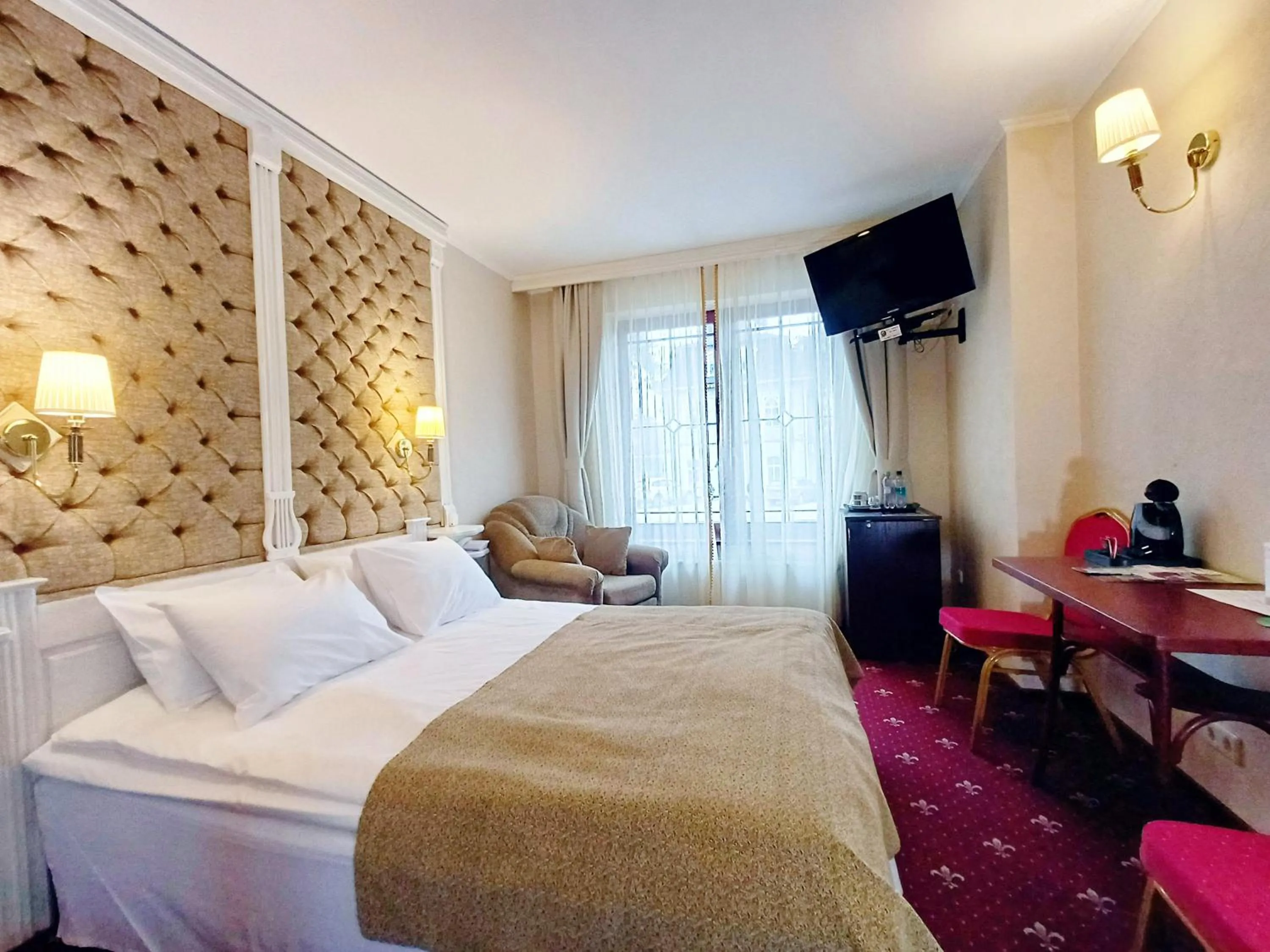 Bed in Pegasa Pils Spa Hotel