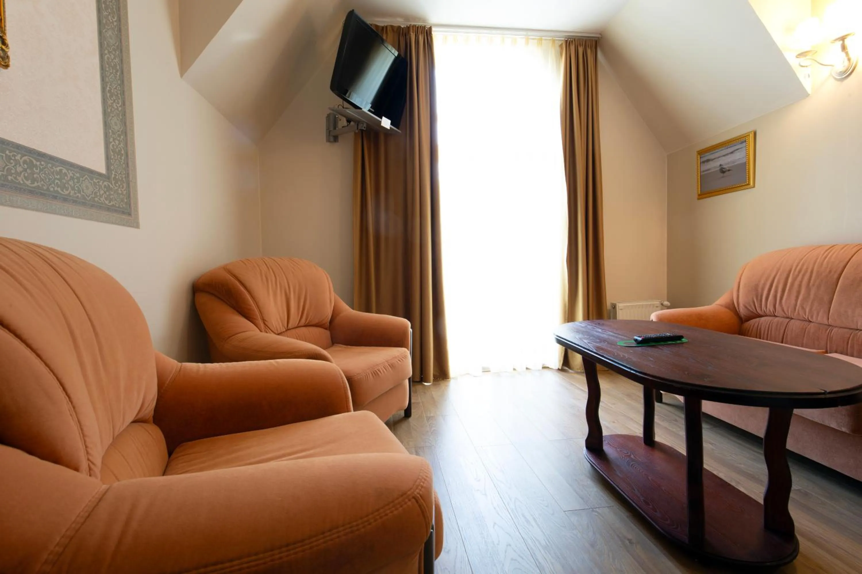 Living room in Pegasa Pils Spa Hotel