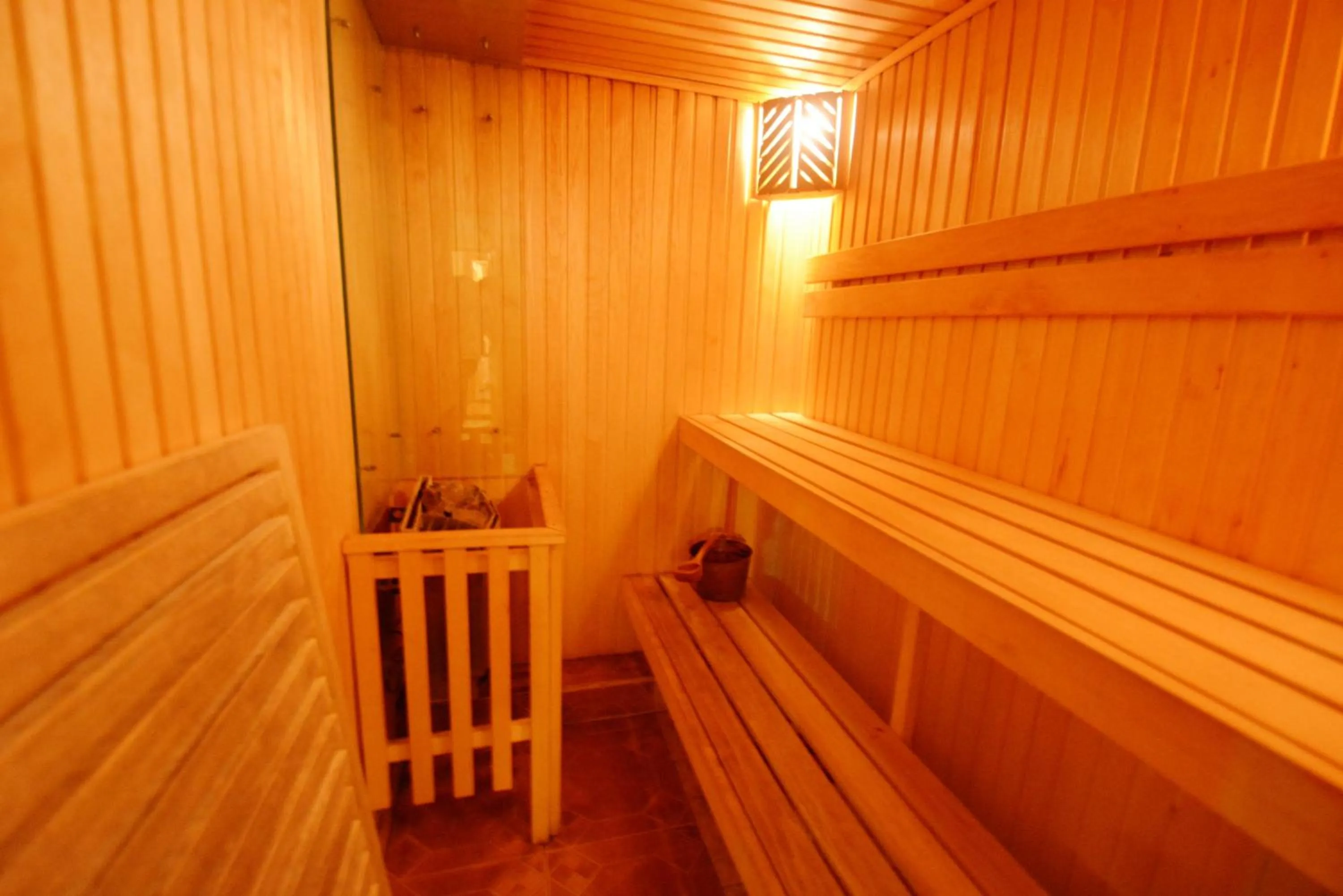 Sauna in Pegasa Pils Spa Hotel