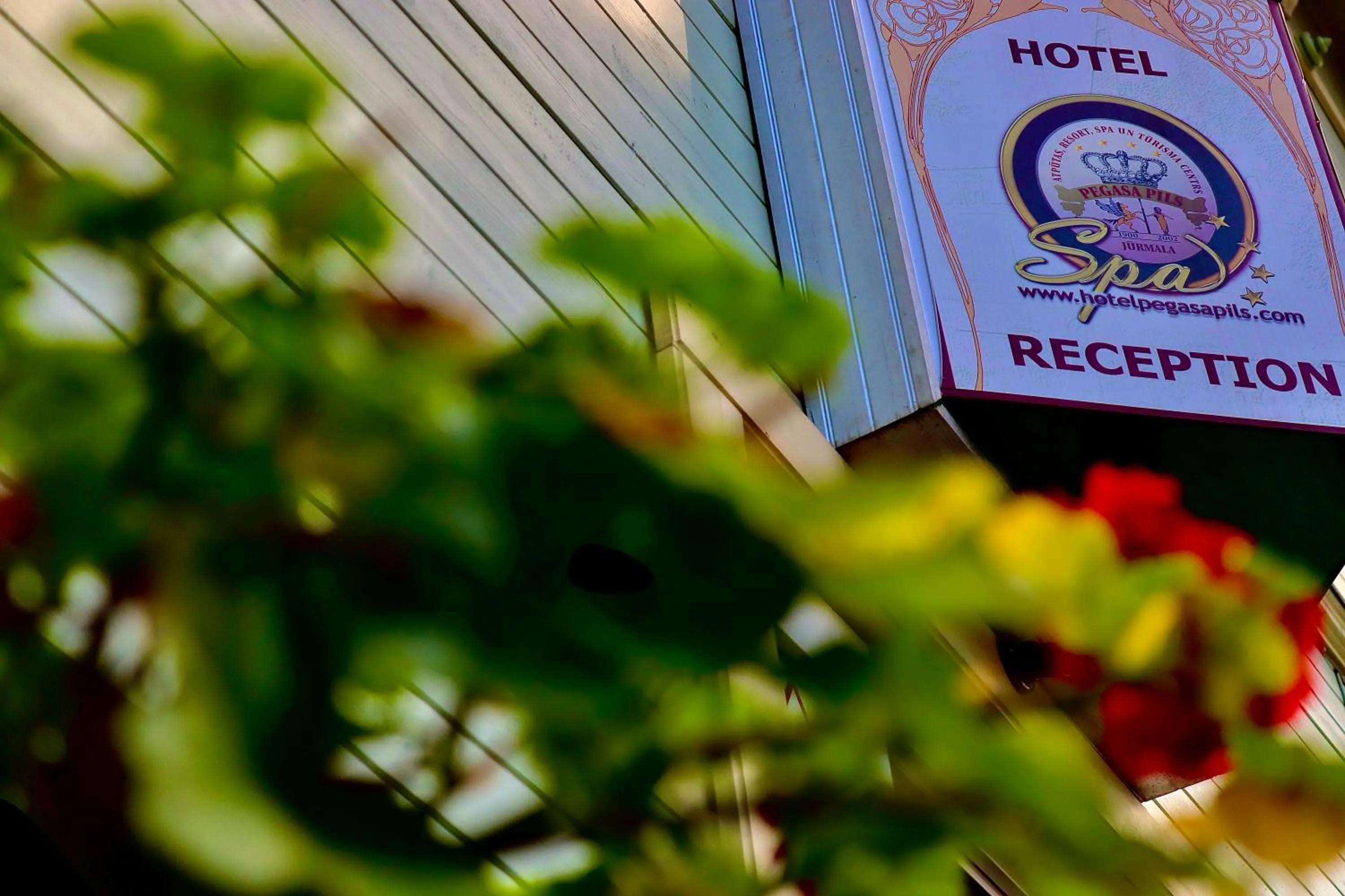 Property logo or sign in Pegasa Pils Spa Hotel