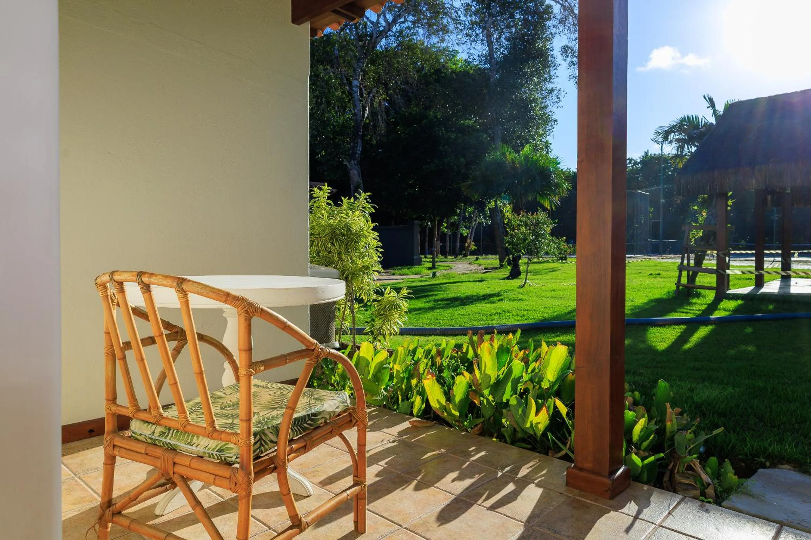 Patio in Vila Angatu Eco Resort & SPA