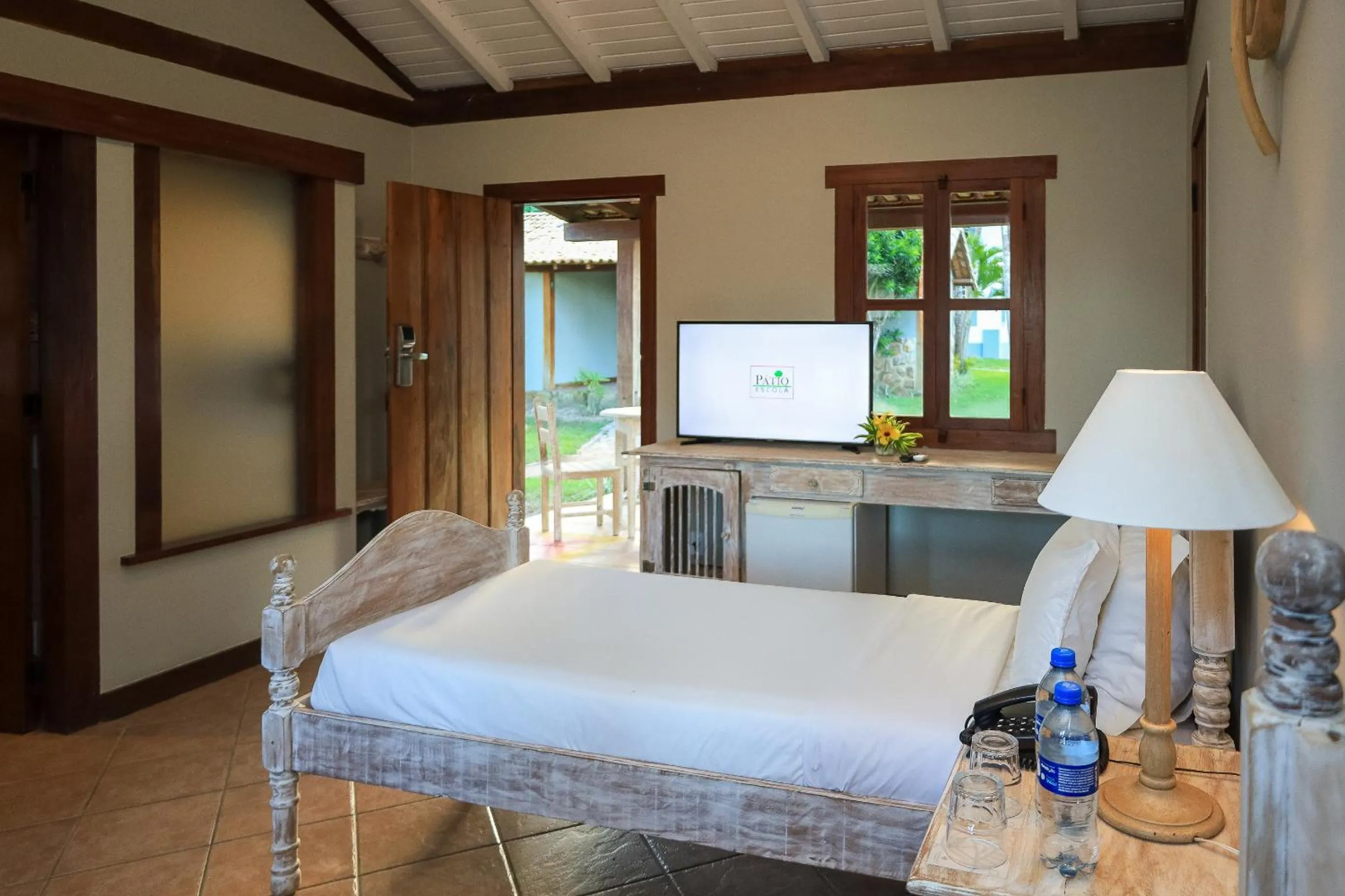 Bed in Vila Angatu Eco Resort & SPA