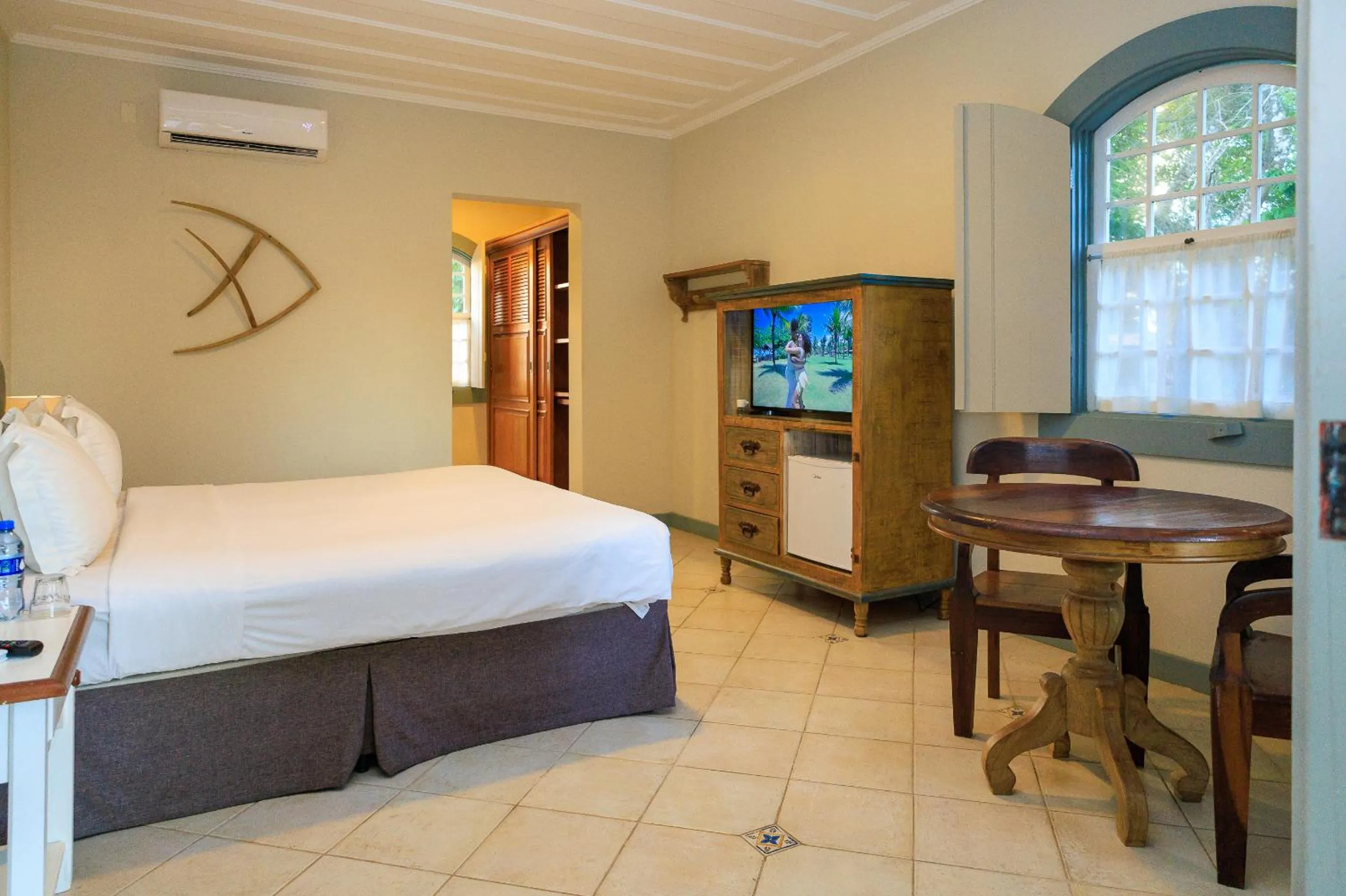 Bed in Vila Angatu Eco Resort & SPA