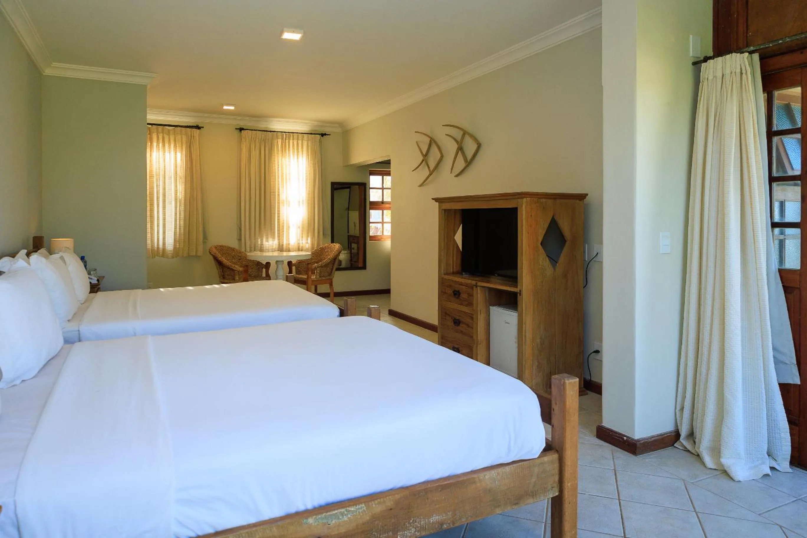 Bed in Vila Angatu Eco Resort & SPA