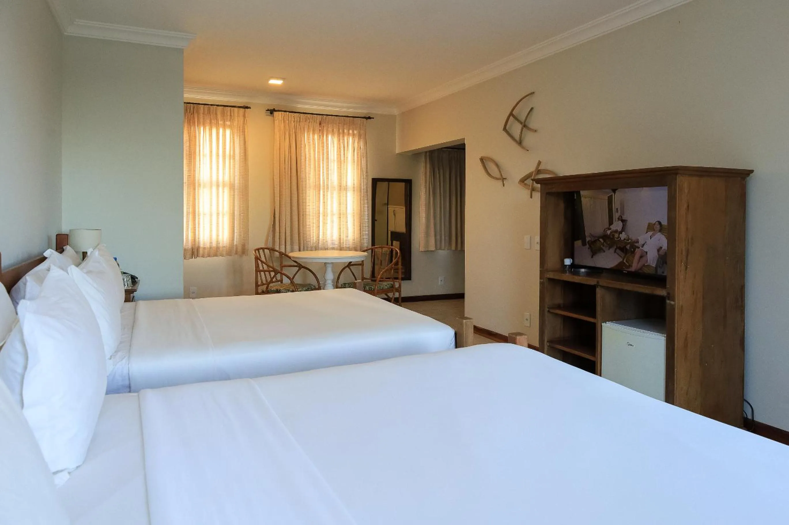 Bed in Vila Angatu Eco Resort & SPA