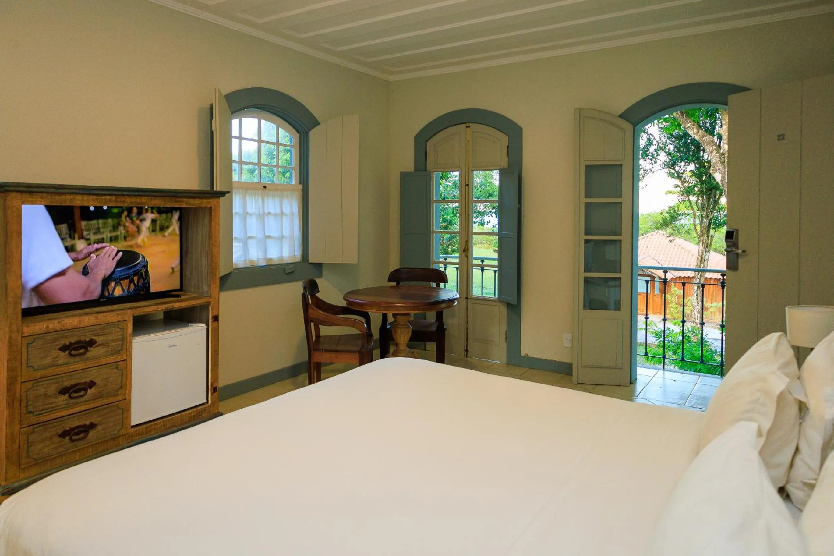 Bed in Vila Angatu Eco Resort & SPA