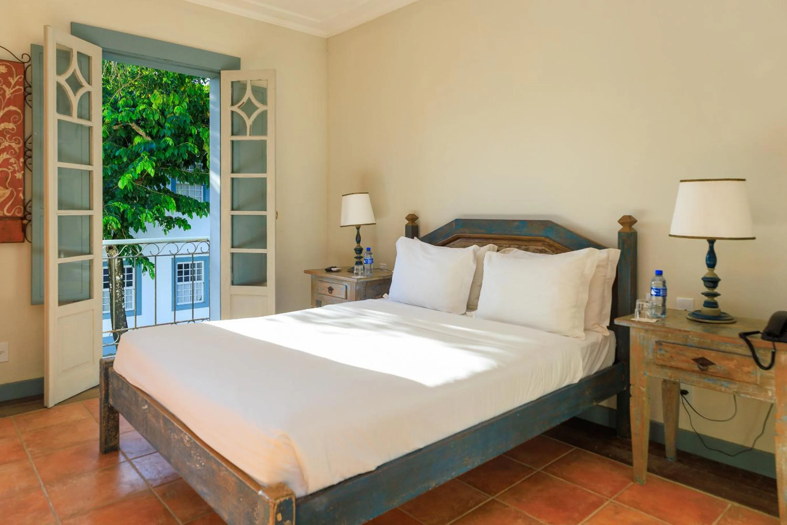 Bed in Vila Angatu Eco Resort & SPA