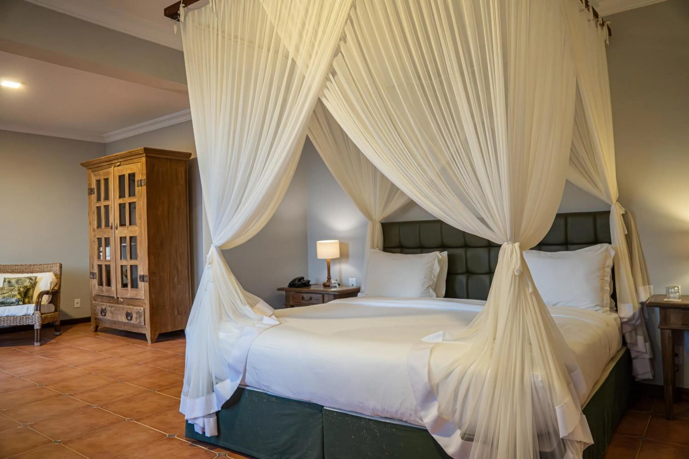 Bed in Vila Angatu Eco Resort & SPA