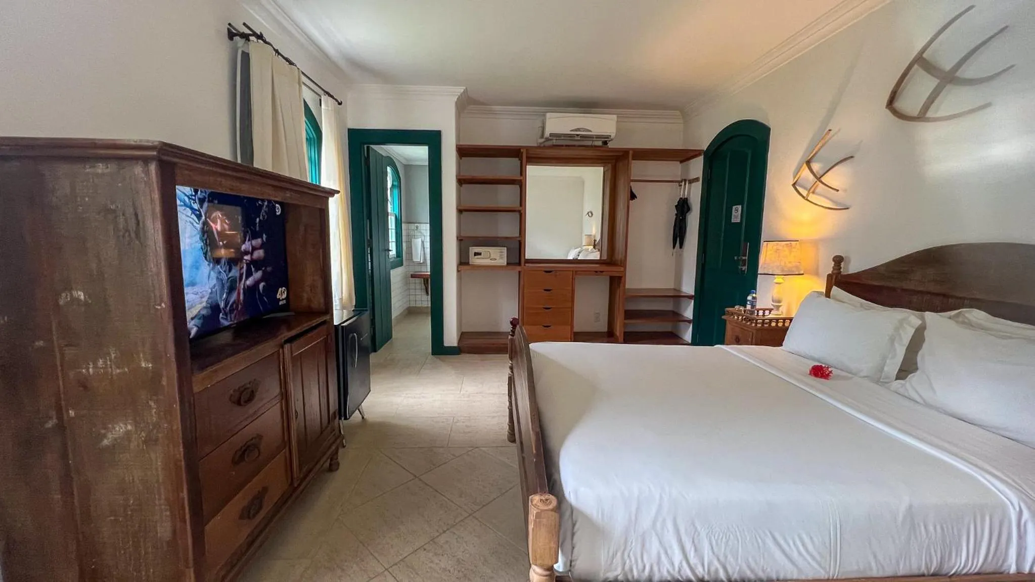 Bed in Vila Angatu Eco Resort & SPA