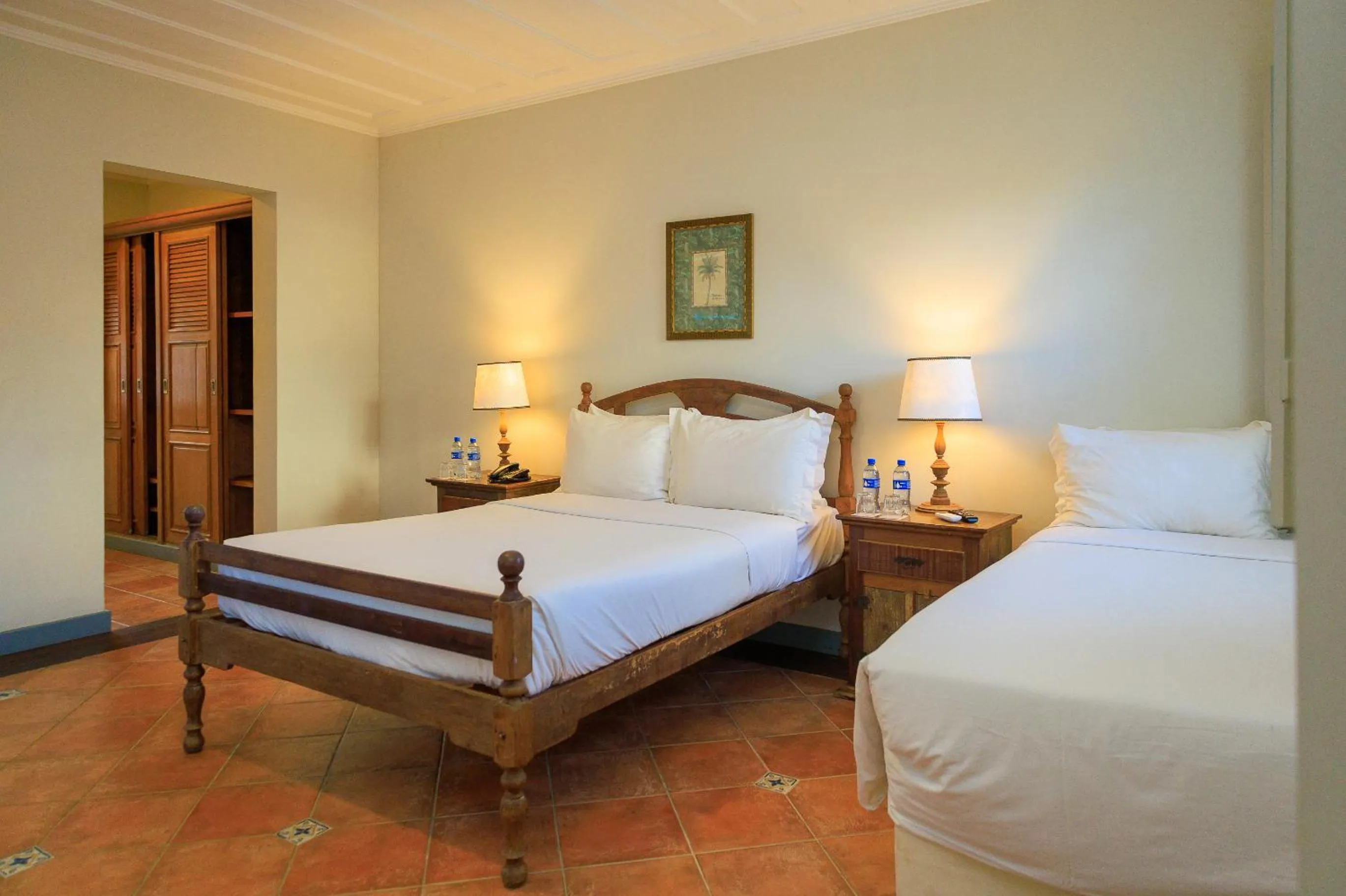 Bed in Vila Angatu Eco Resort & SPA