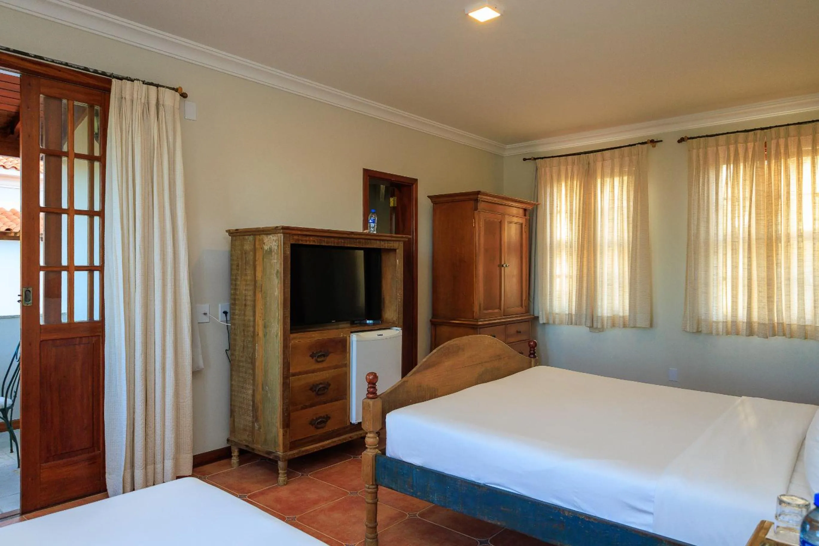 Bed in Vila Angatu Eco Resort & SPA