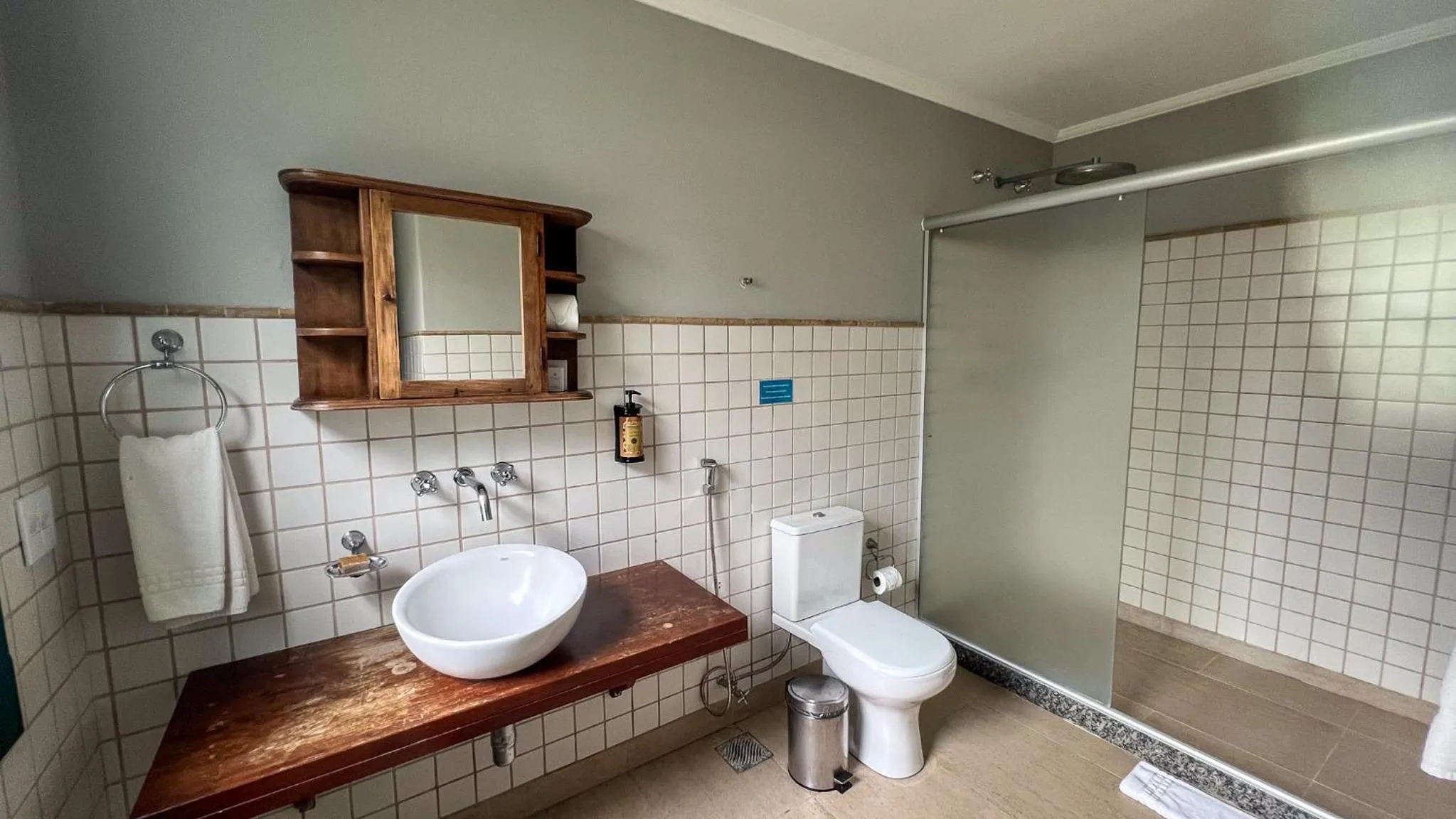 Bathroom in Vila Angatu Eco Resort & SPA