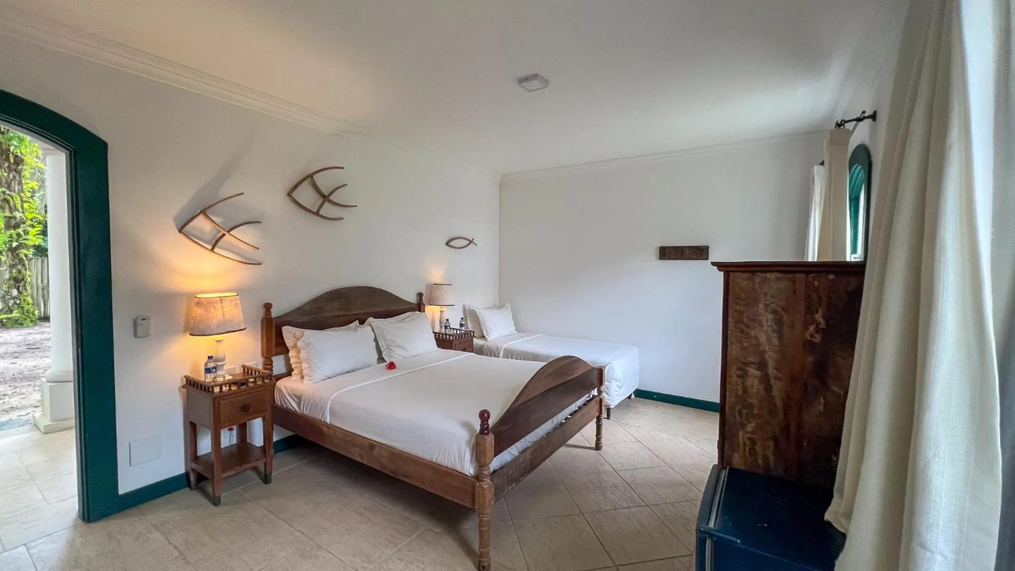 Bed in Vila Angatu Eco Resort & SPA