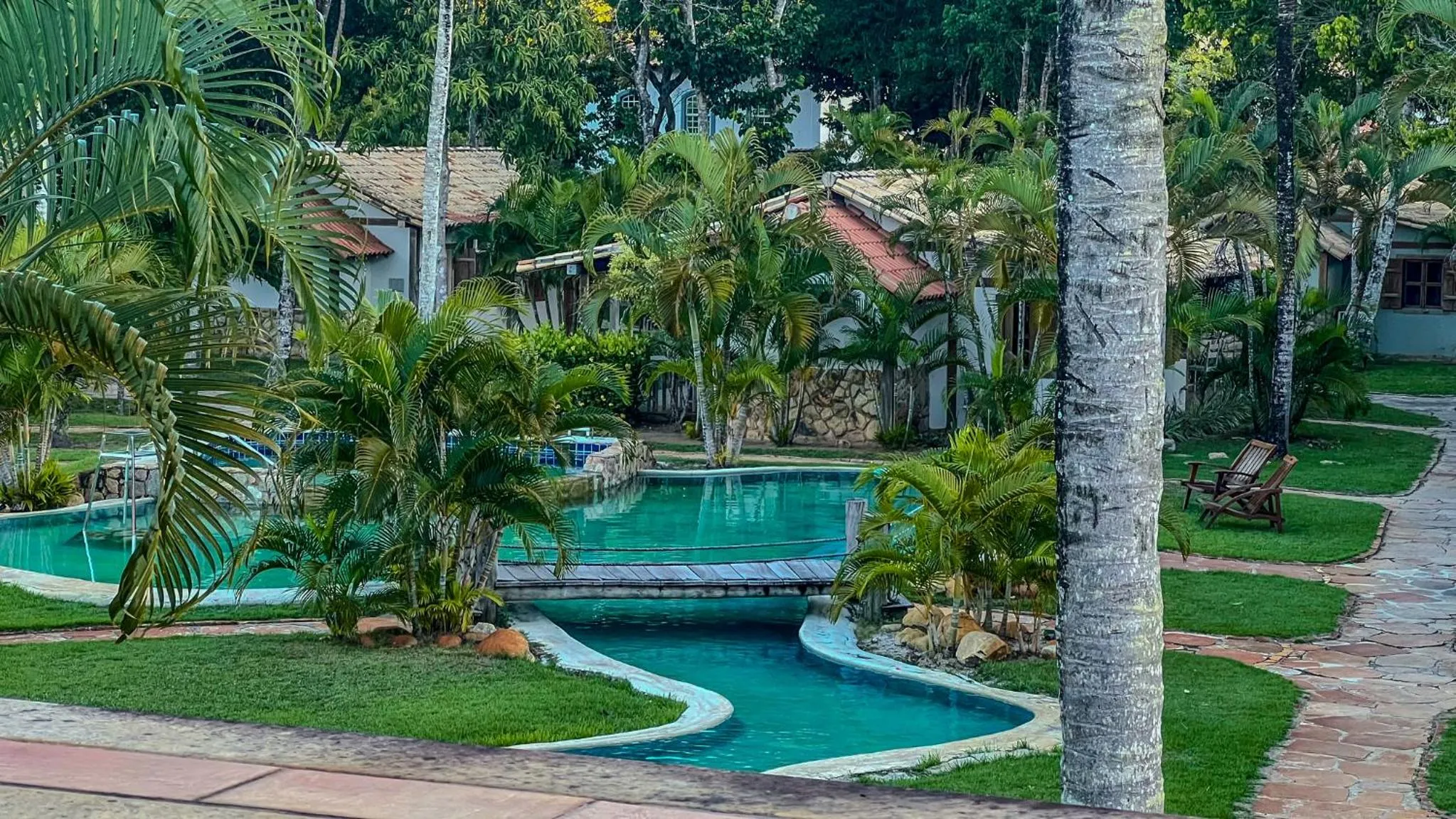 Garden in Vila Angatu Eco Resort & SPA