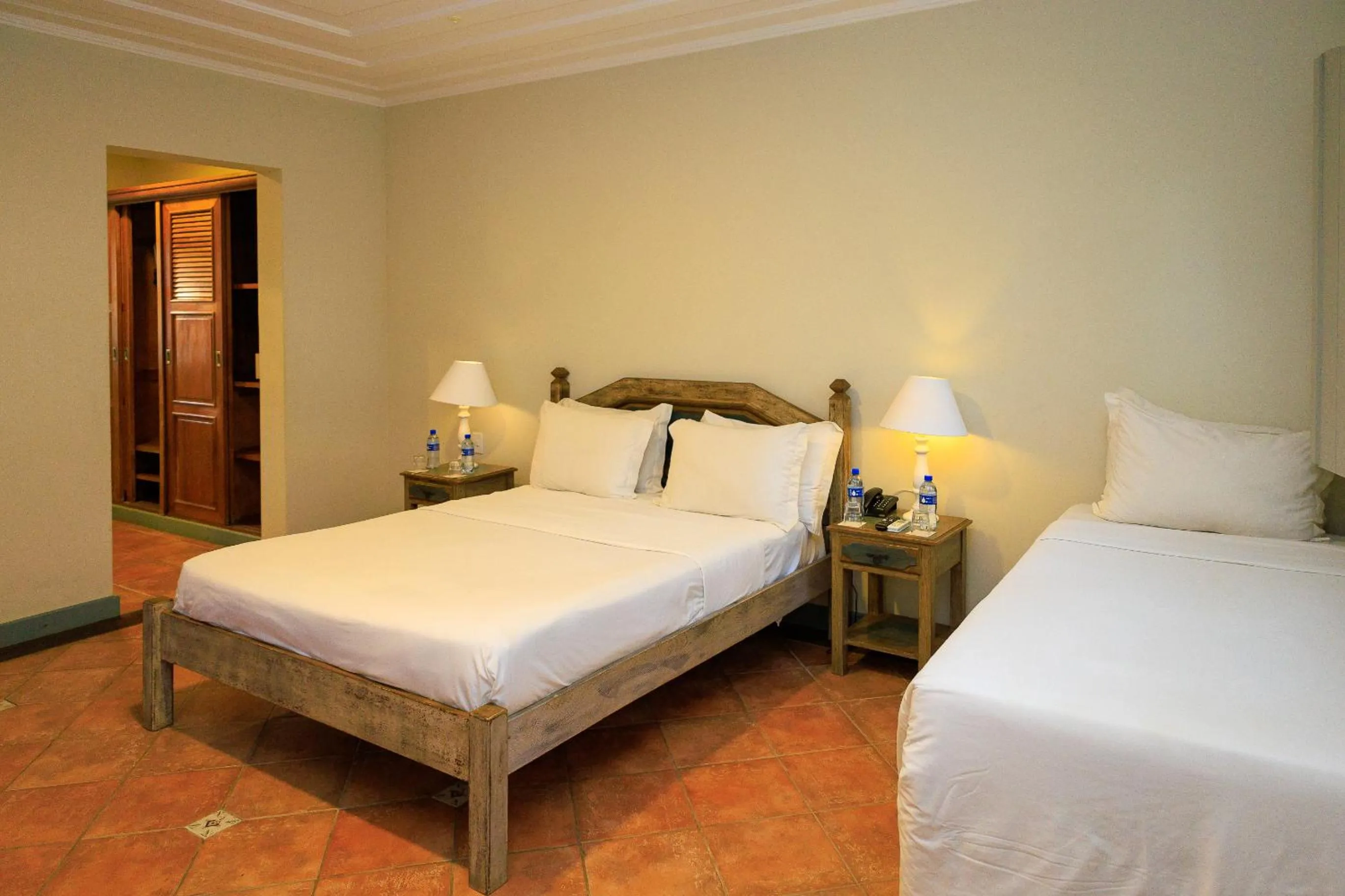 Bed in Vila Angatu Eco Resort & SPA