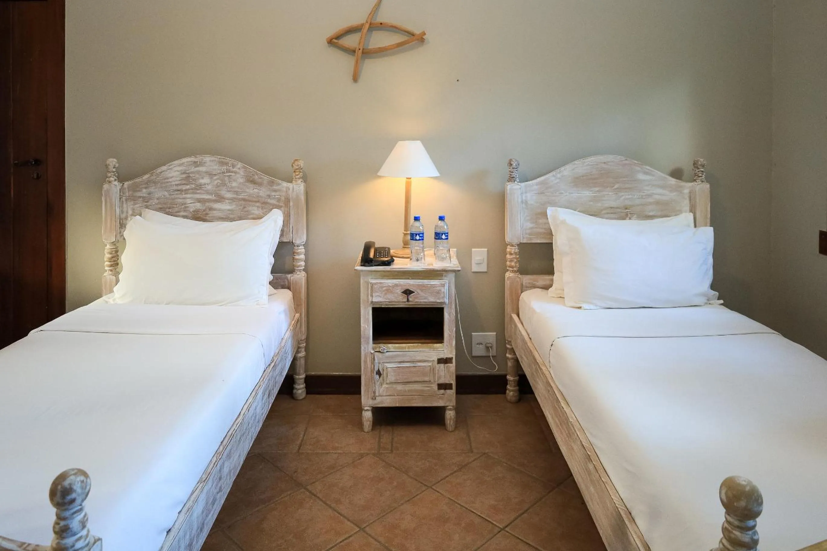 Bed in Vila Angatu Eco Resort & SPA