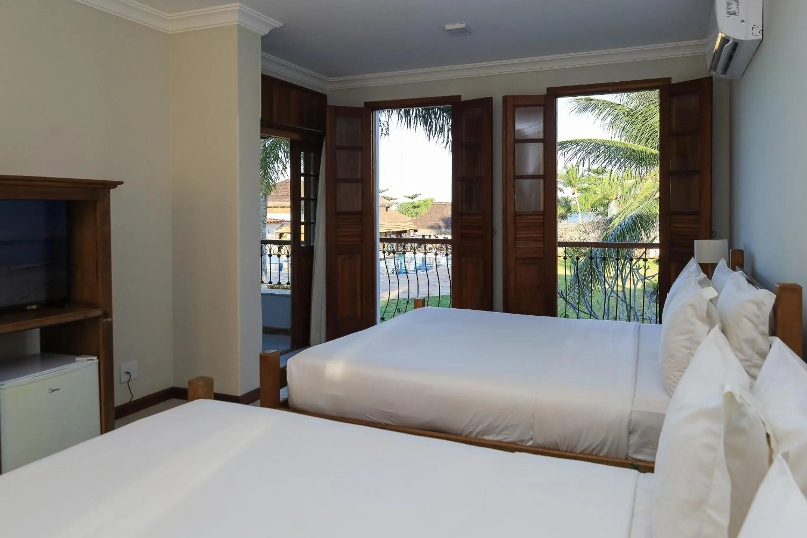 Bed in Vila Angatu Eco Resort & SPA