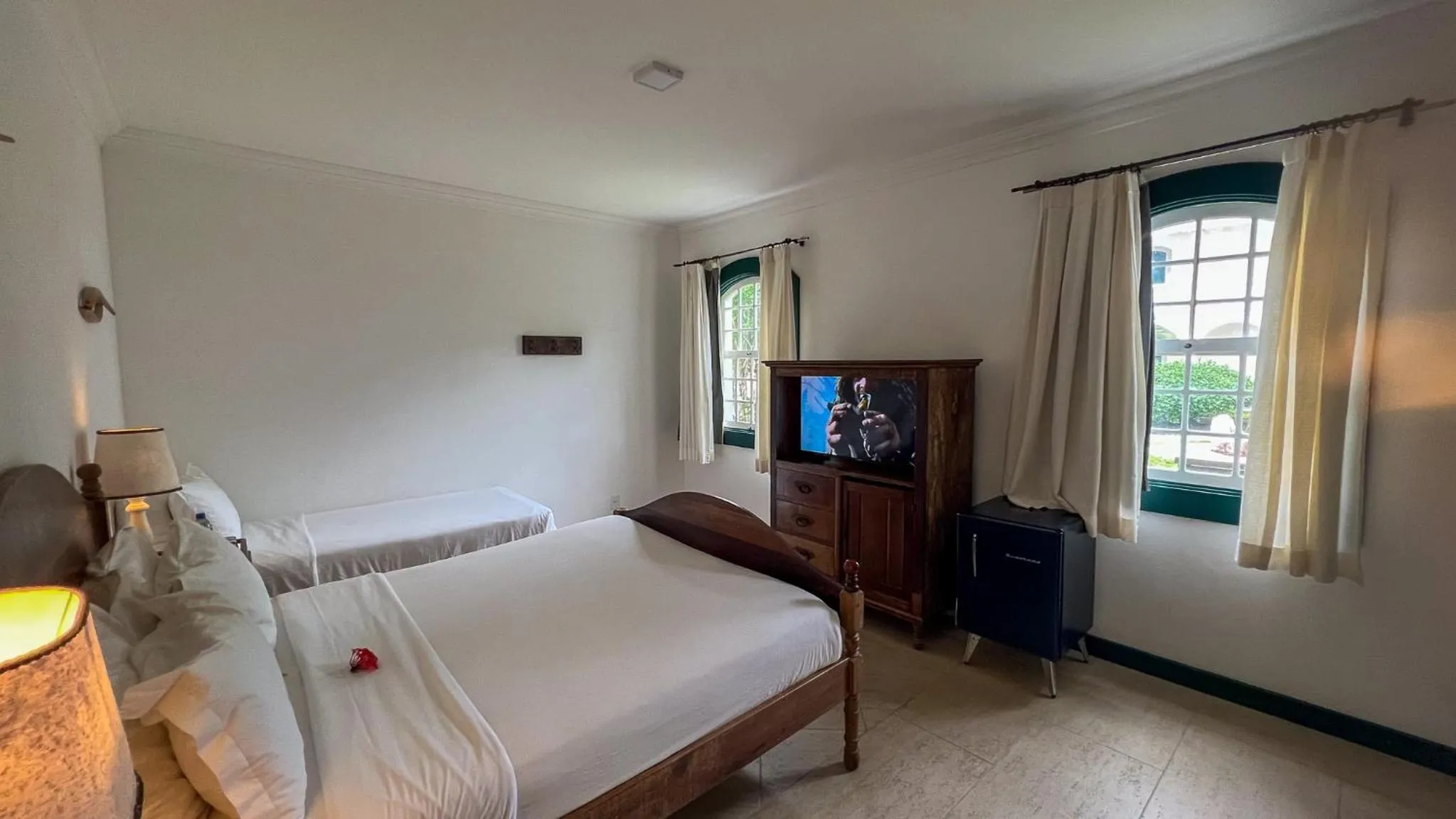 Bed in Vila Angatu Eco Resort & SPA