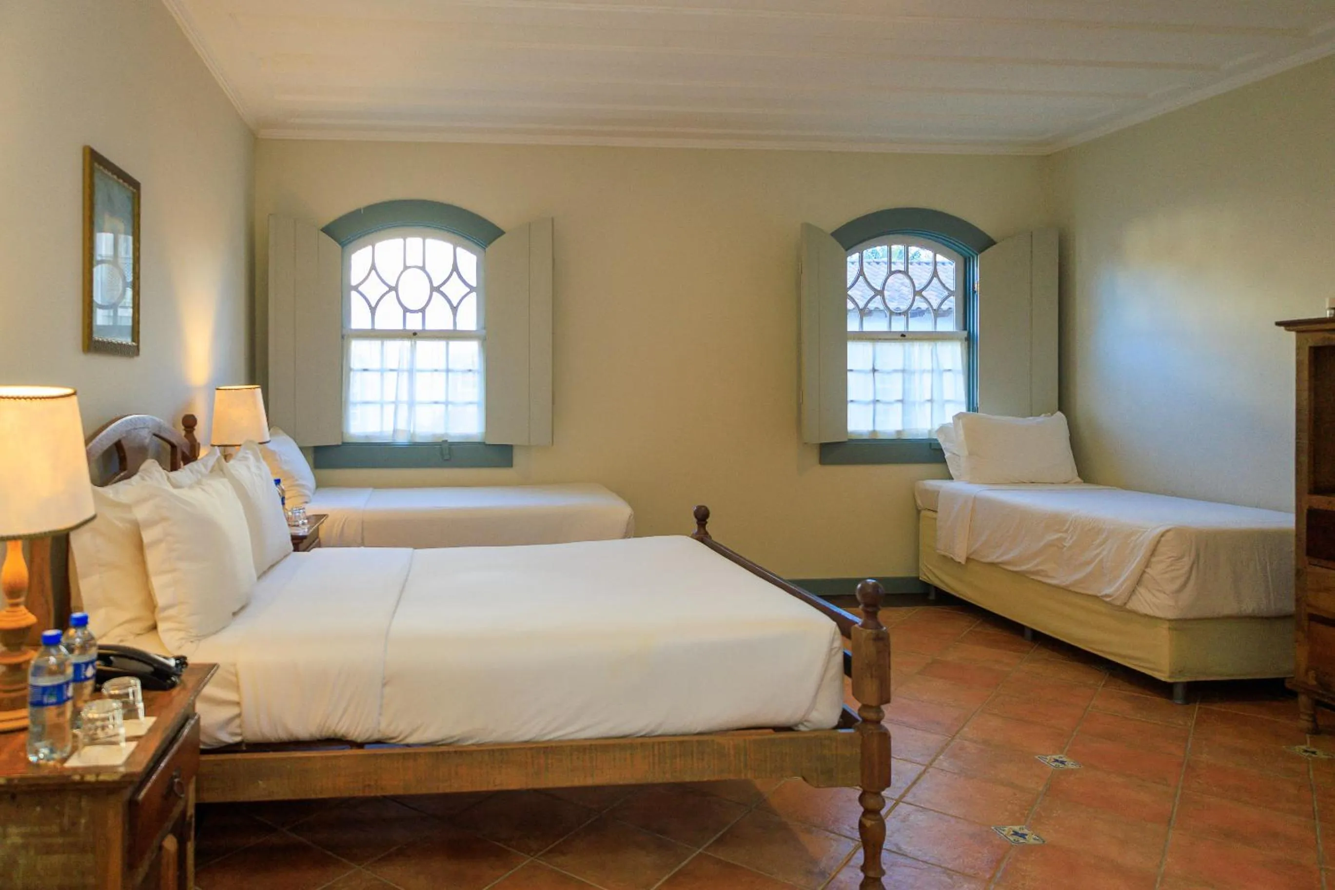 Bed in Vila Angatu Eco Resort & SPA