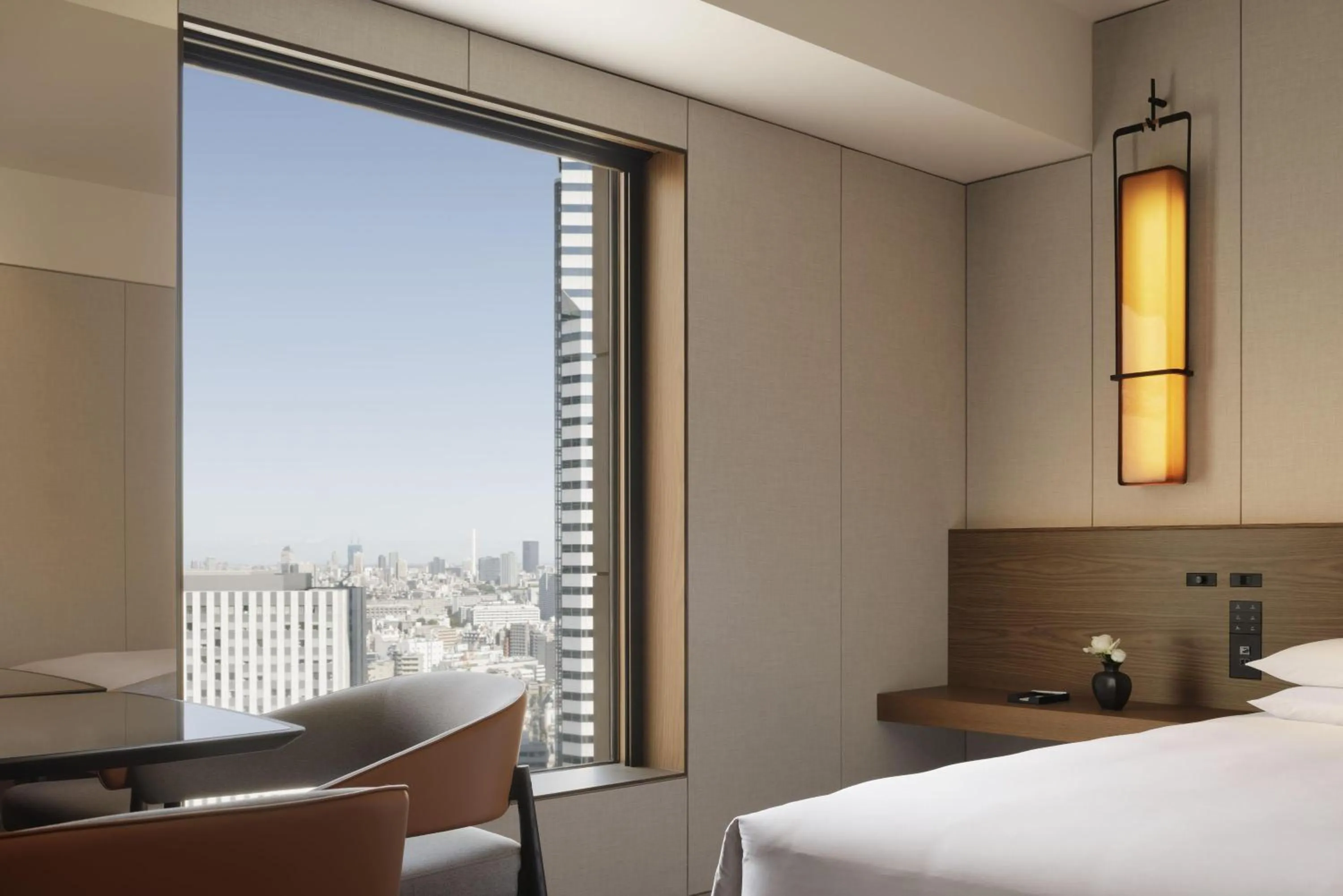 View (from property/room), Bed in Hyatt Regency Tokyo