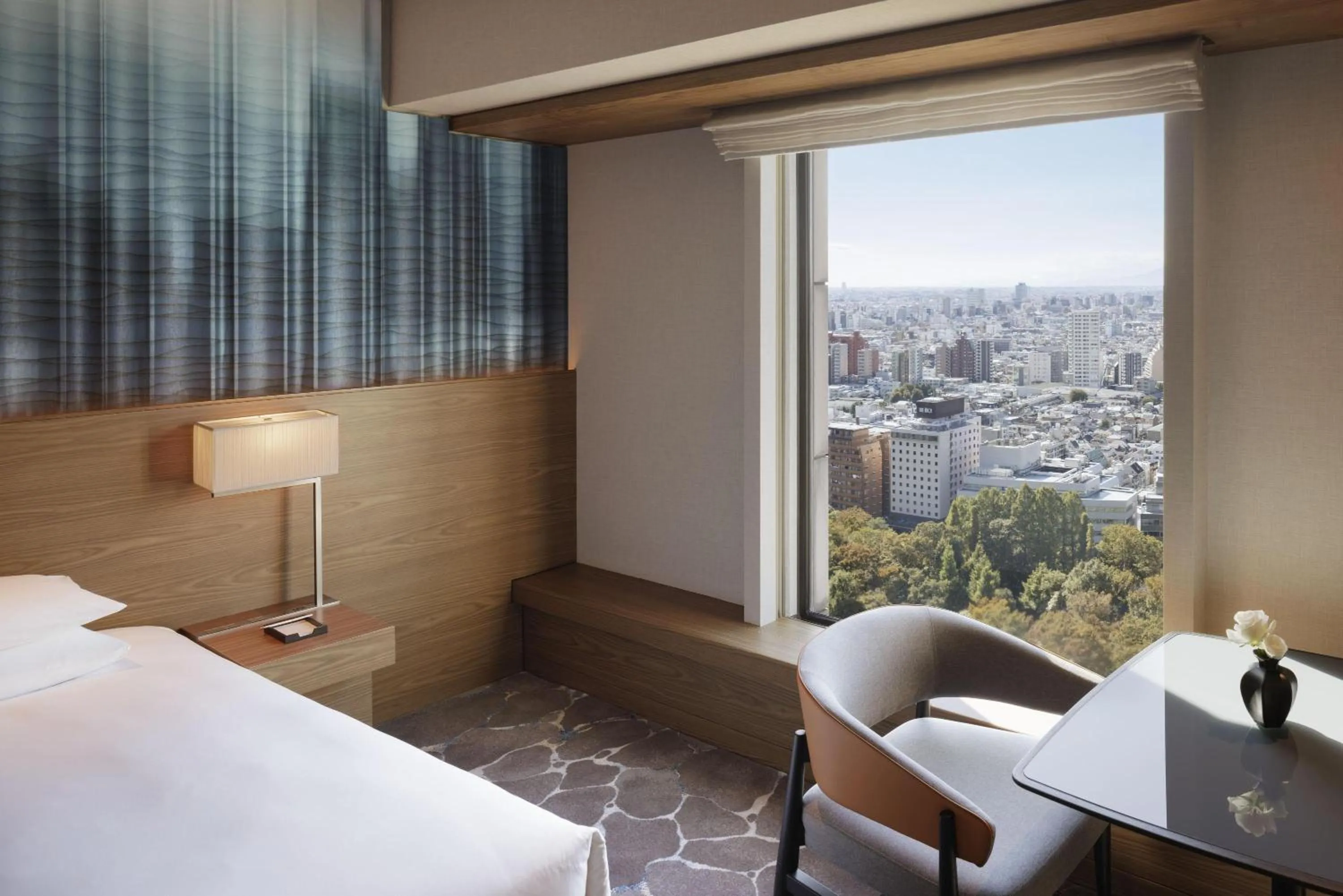 View (from property/room), Bed in Hyatt Regency Tokyo