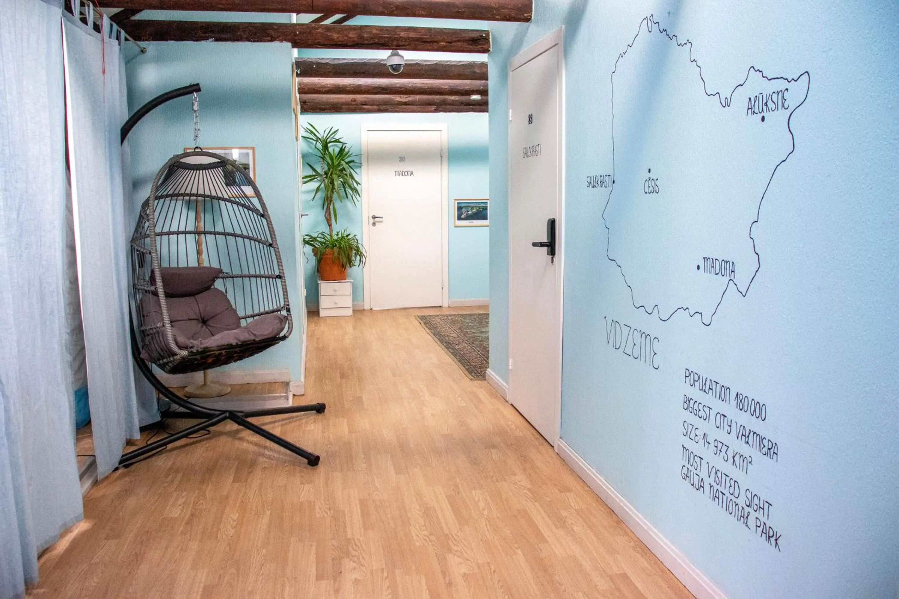 Lobby or reception in Central Hostel