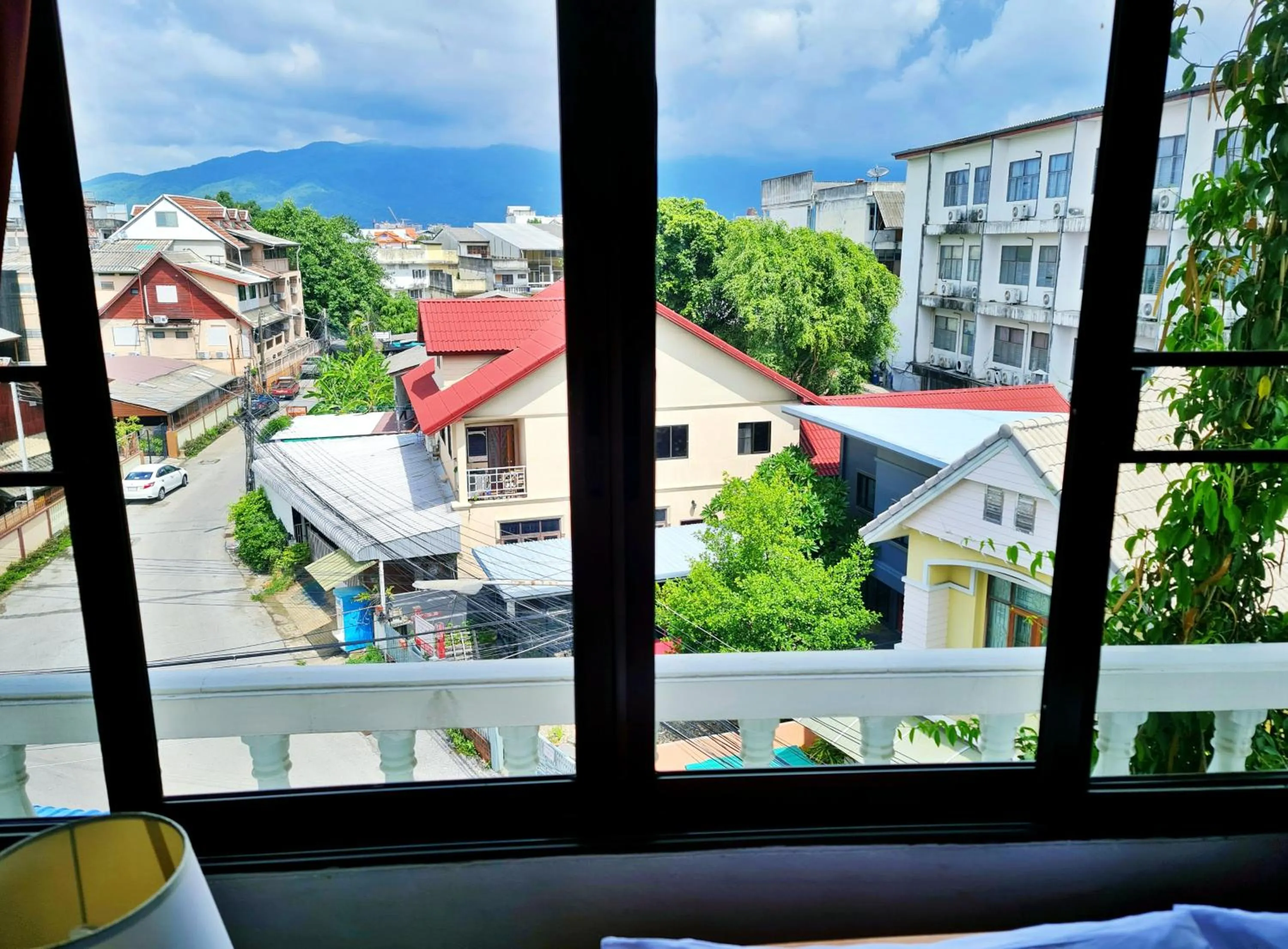 Balcony/Terrace in Bed and Terrace Guesthouse Chiang Mai