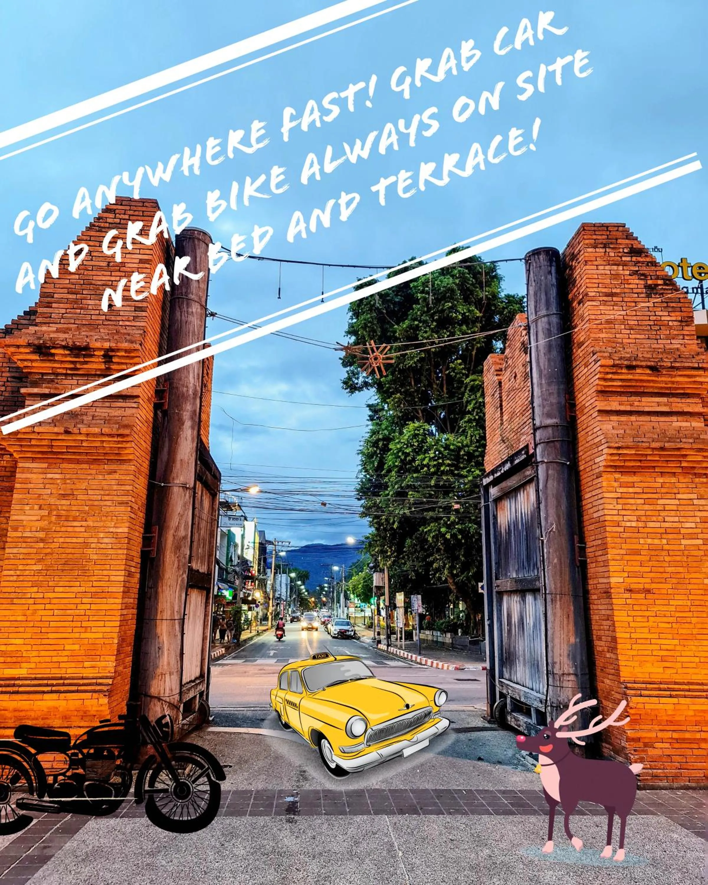 Neighbourhood in Bed and Terrace Guesthouse Chiang Mai