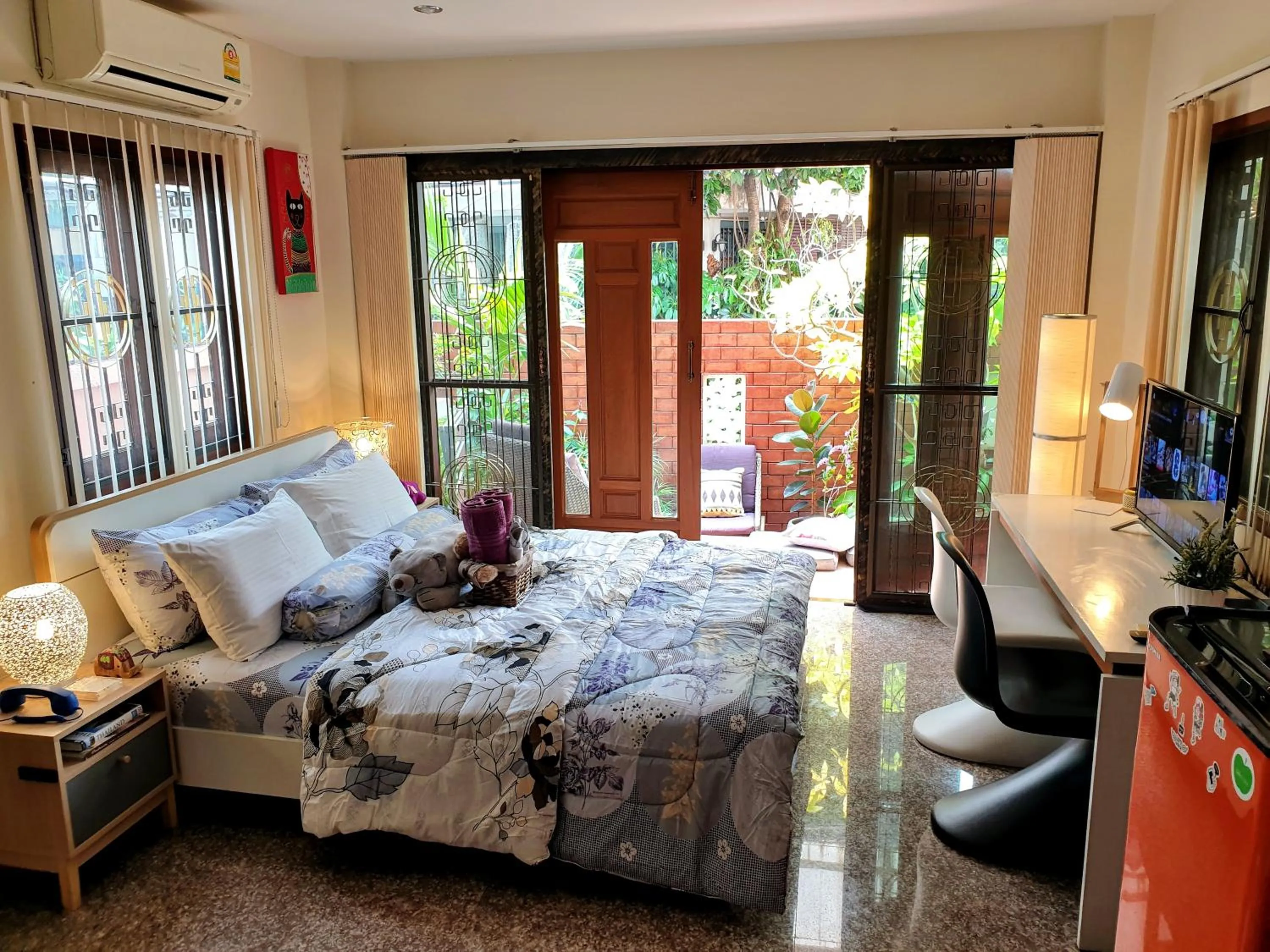 Bedroom, Bed in Bed and Terrace Guesthouse Chiang Mai