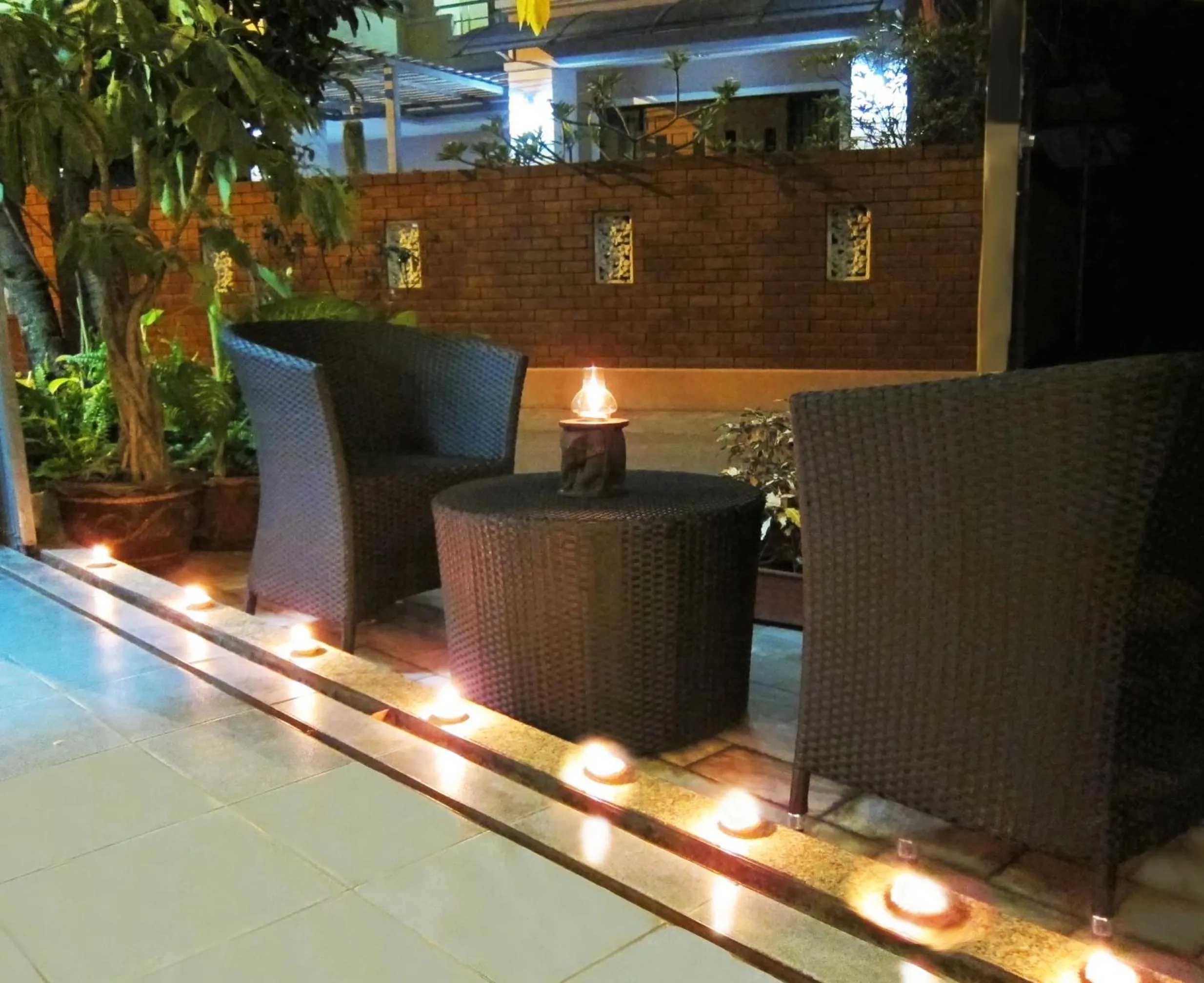 Patio in Bed and Terrace Guesthouse Chiang Mai