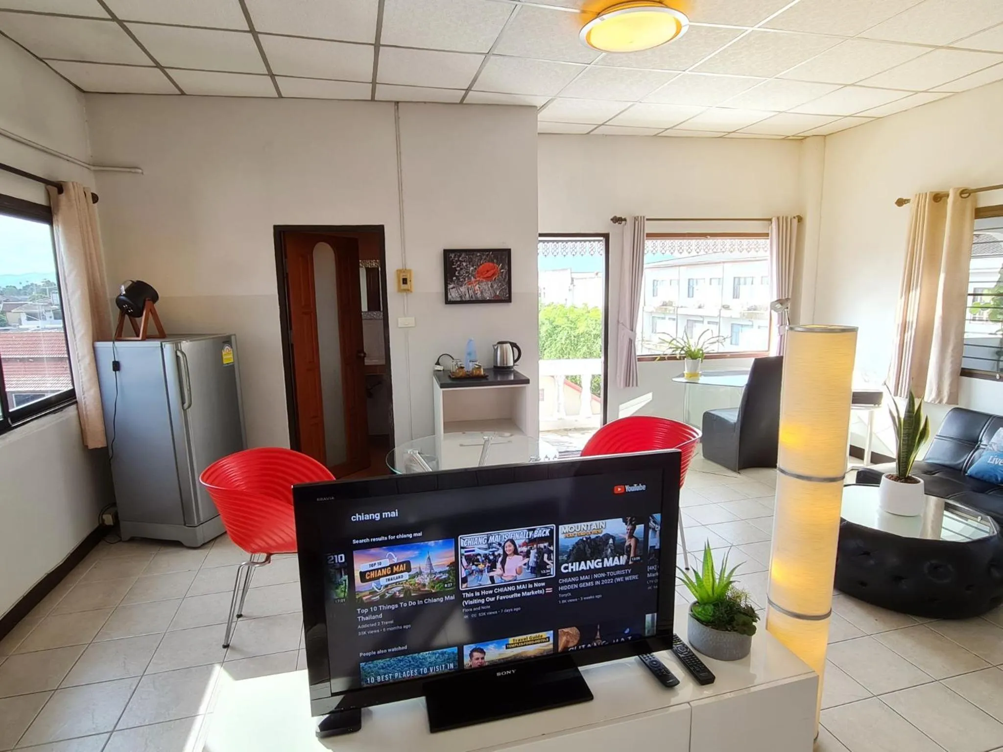 TV and multimedia in Bed and Terrace Guesthouse Chiang Mai