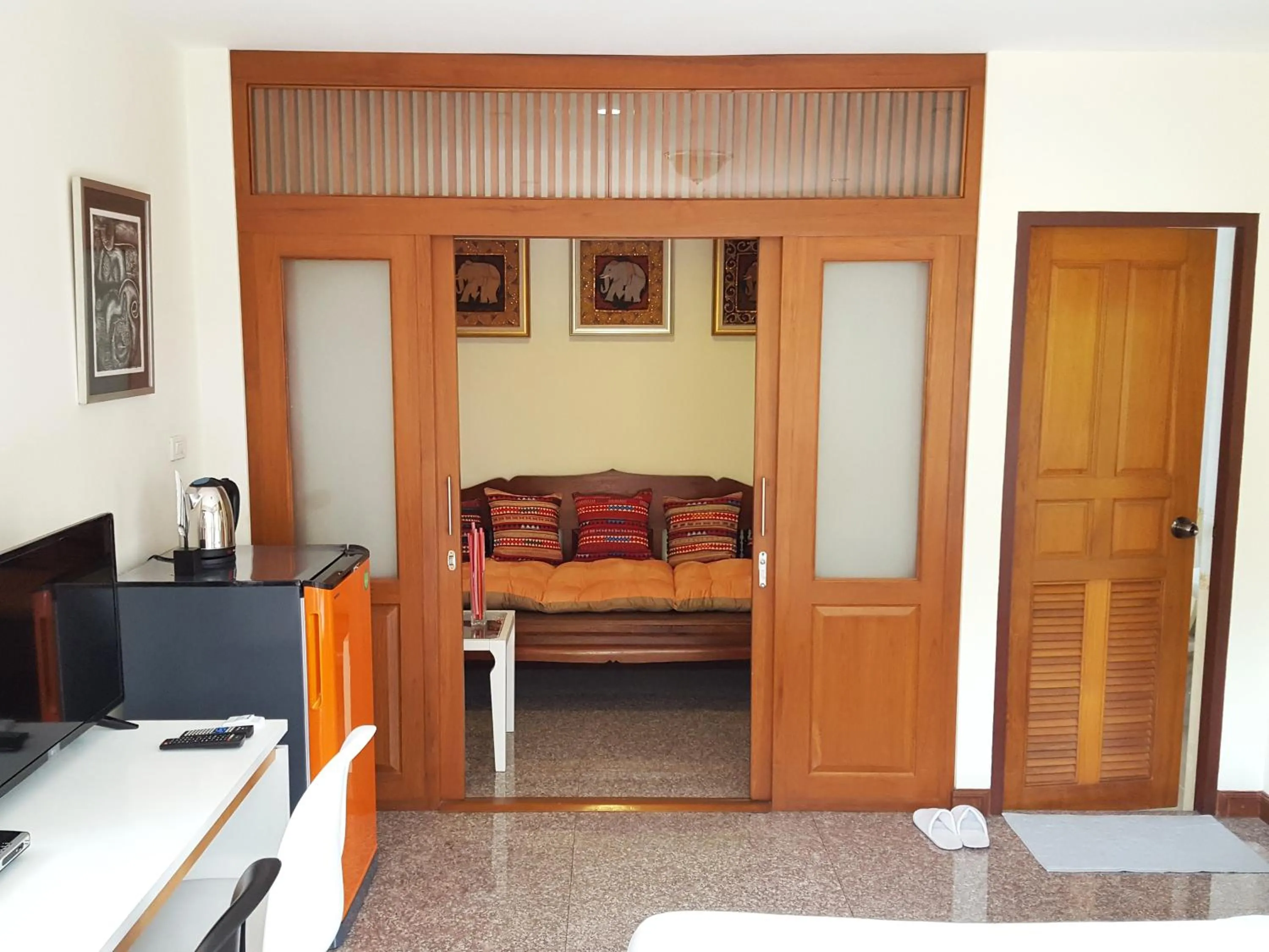 Seating area in Bed and Terrace Guesthouse Chiang Mai