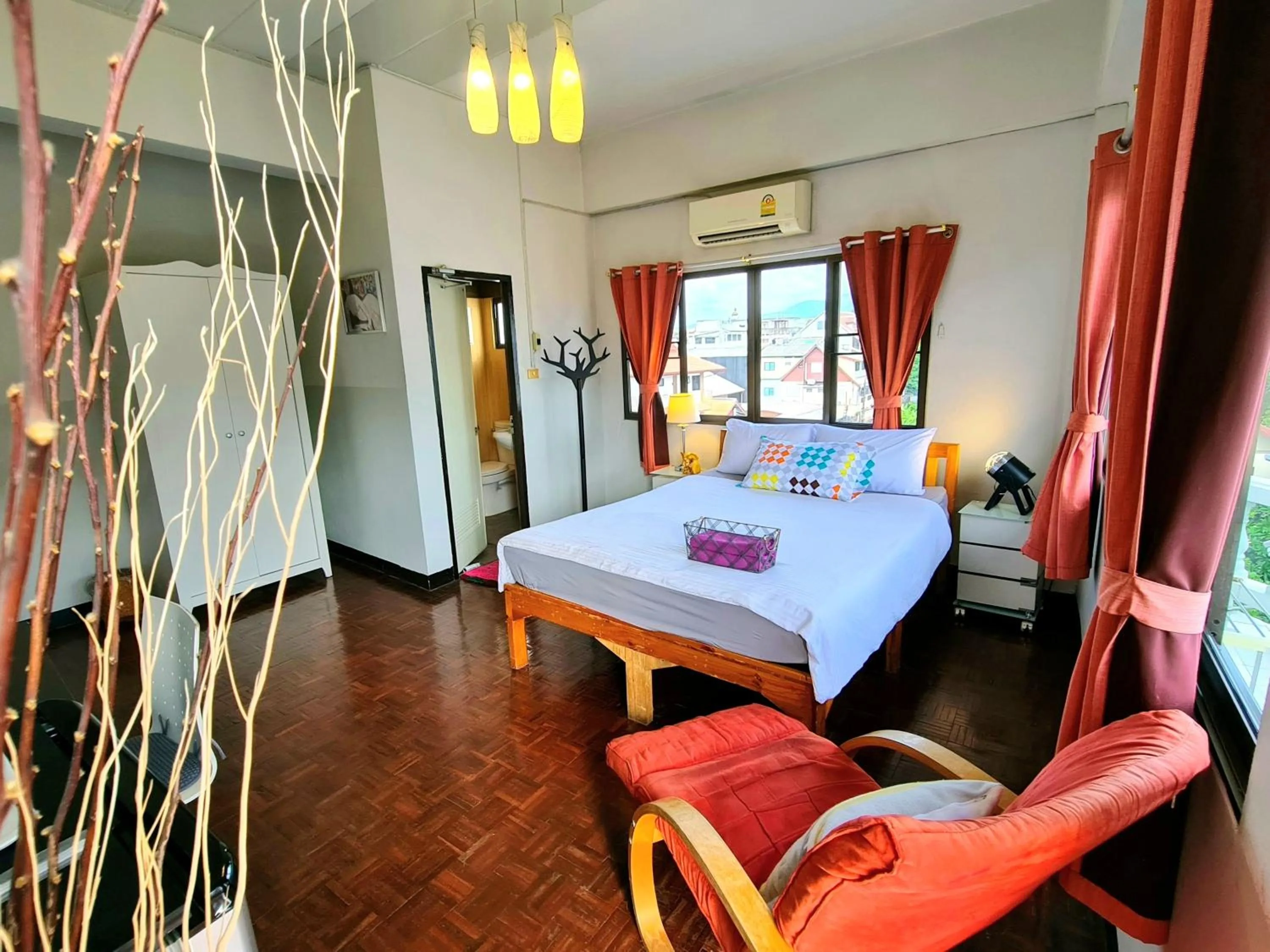 Bed in Bed and Terrace Guesthouse Chiang Mai