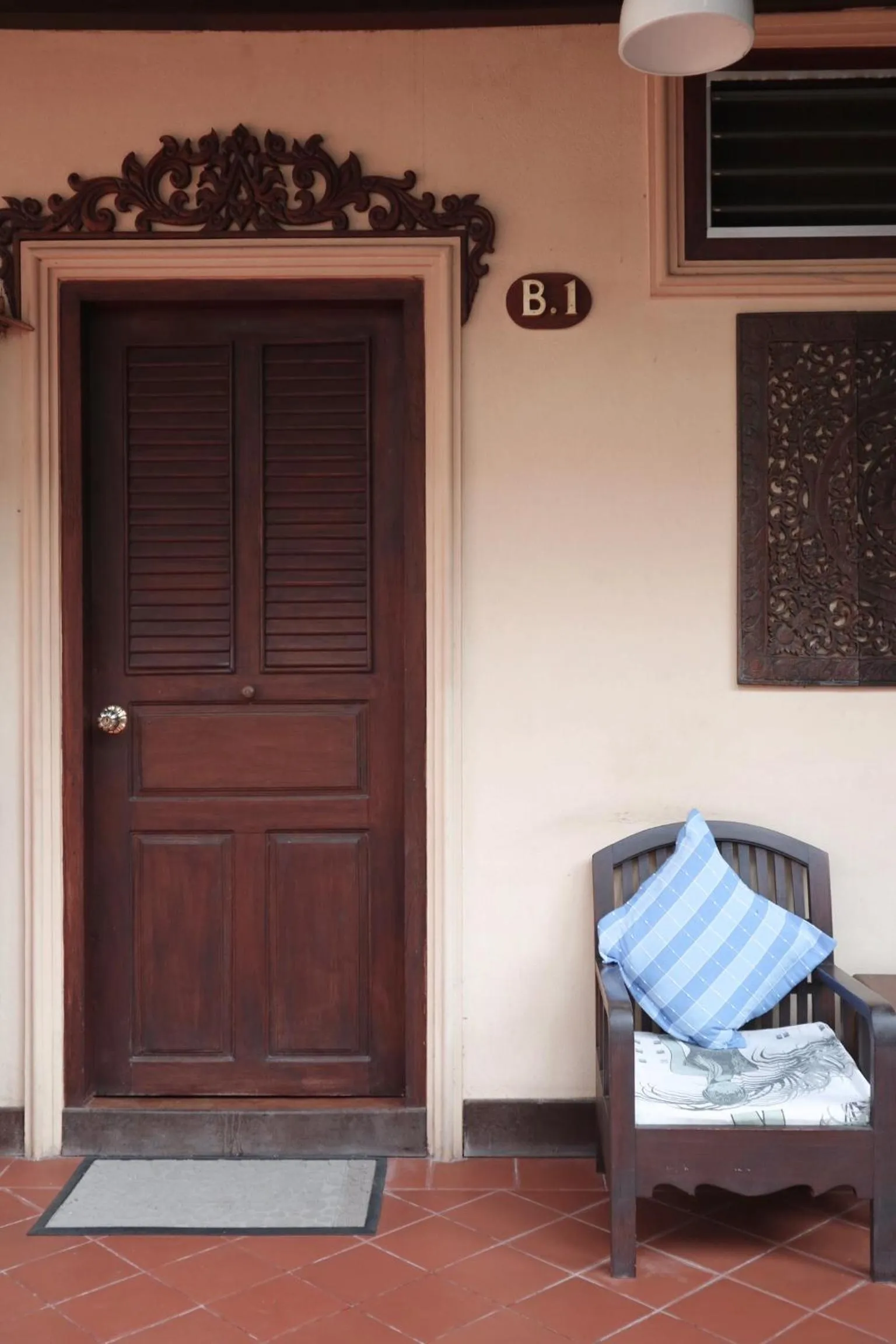 Seating area in Villa Senesouk Luang Prabang