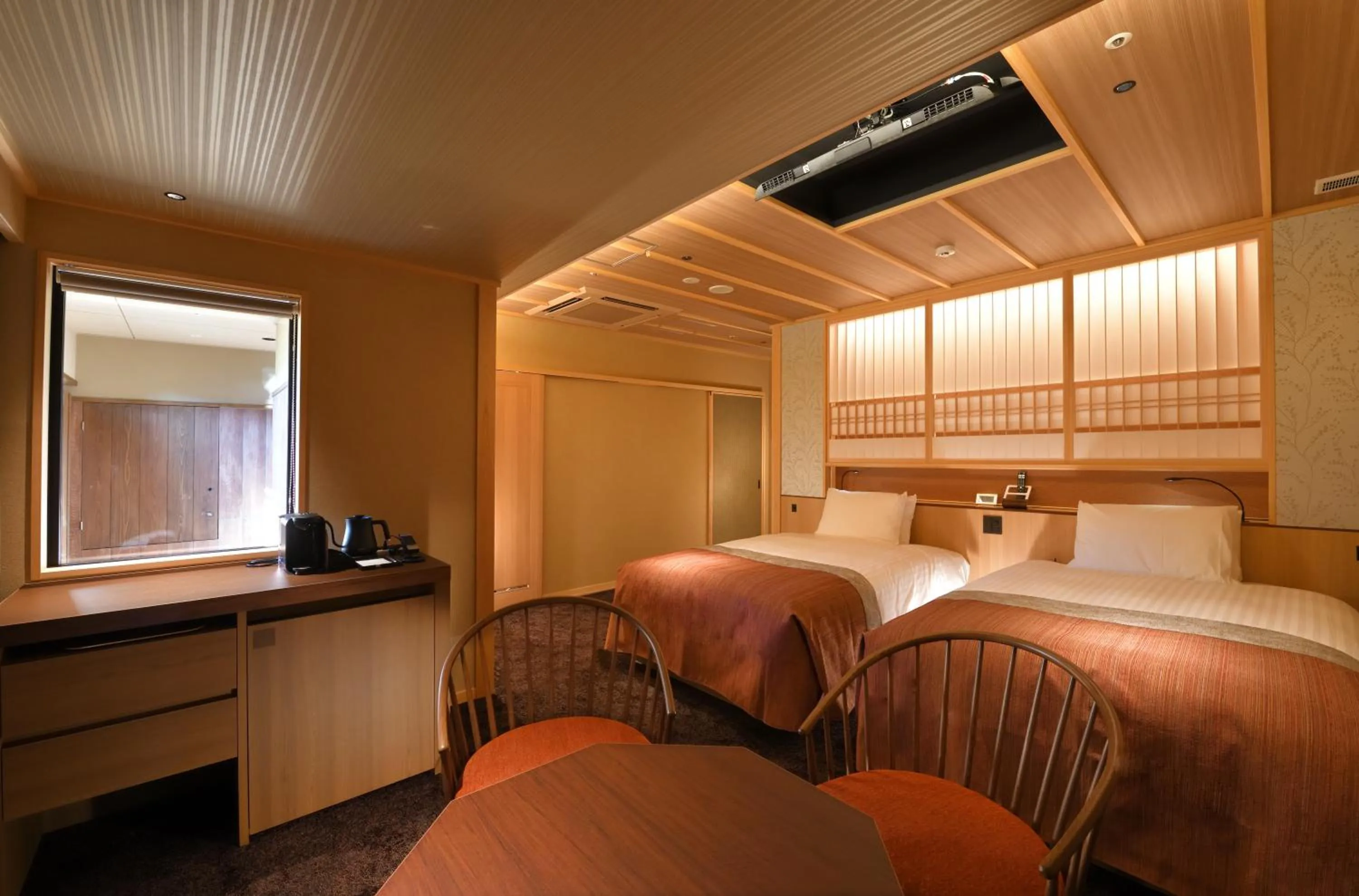 Photo of the whole room, Bed in Yumotokan