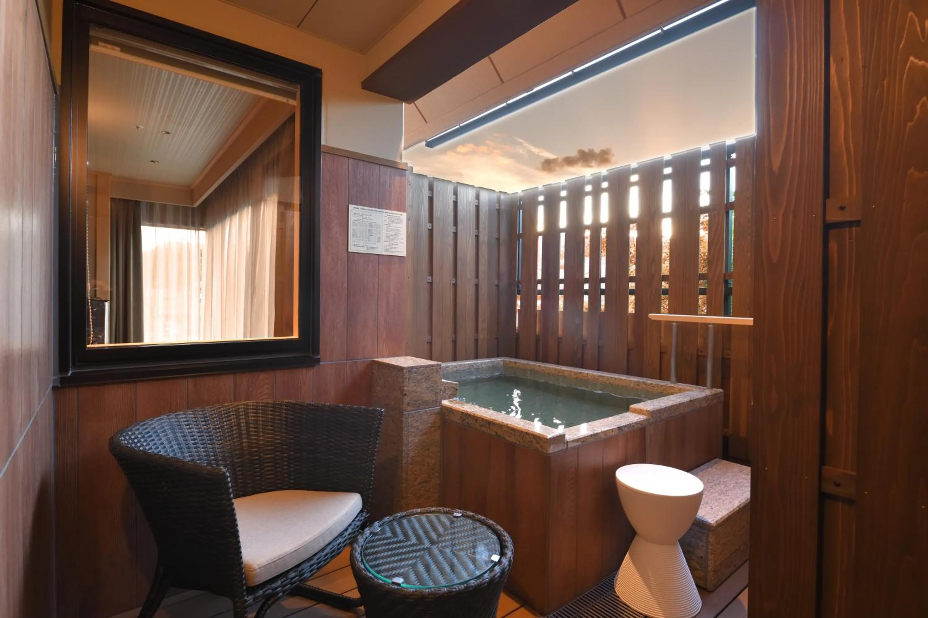 Hot Spring Bath in Yumotokan