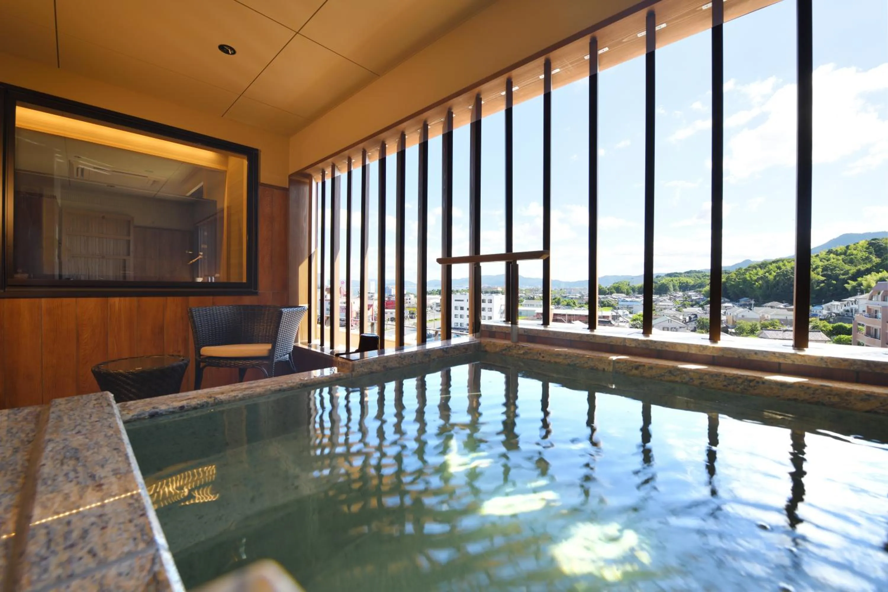 Hot Spring Bath in Yumotokan