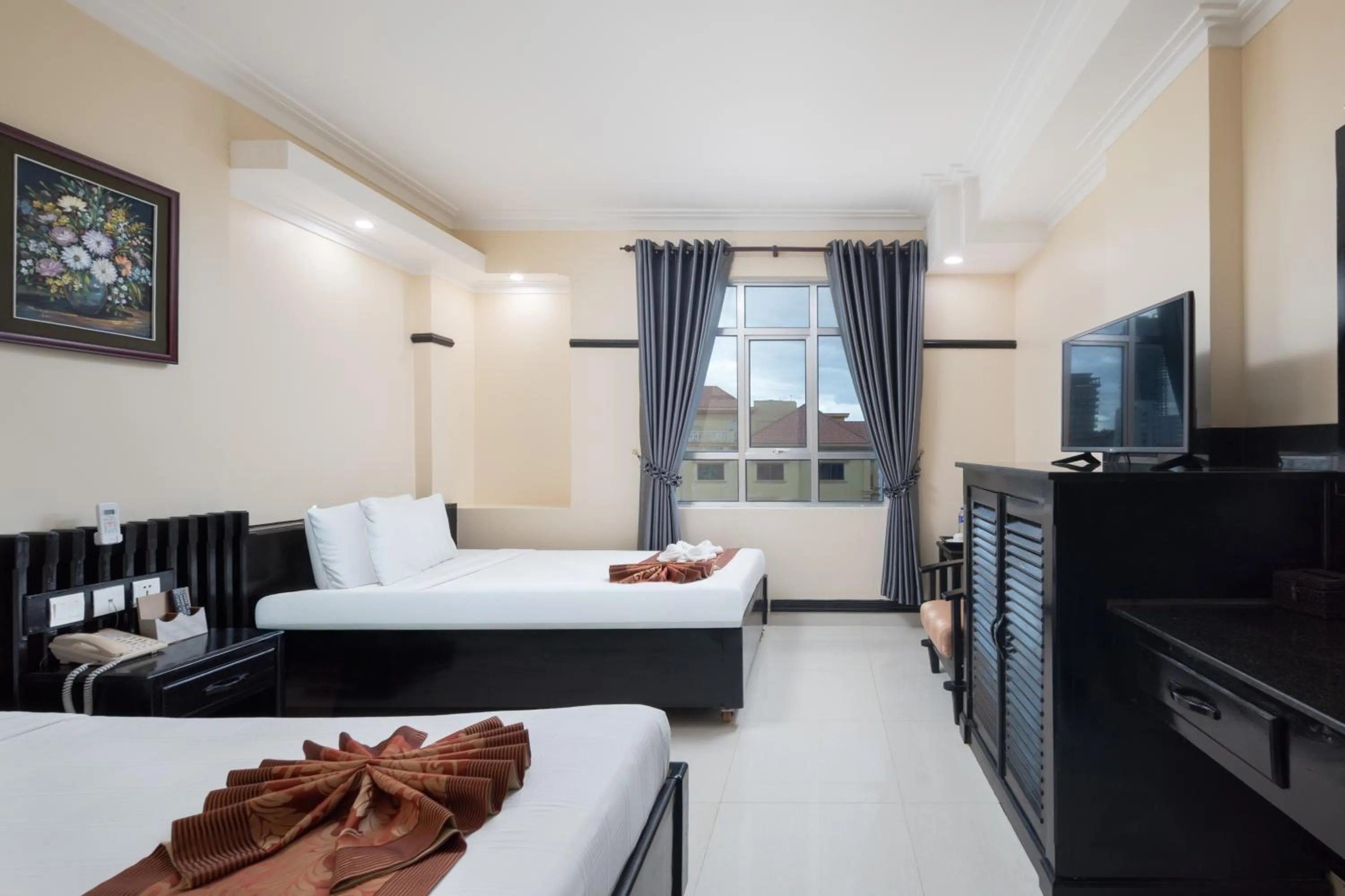 Bed in Salita Hotel Phnom Penh