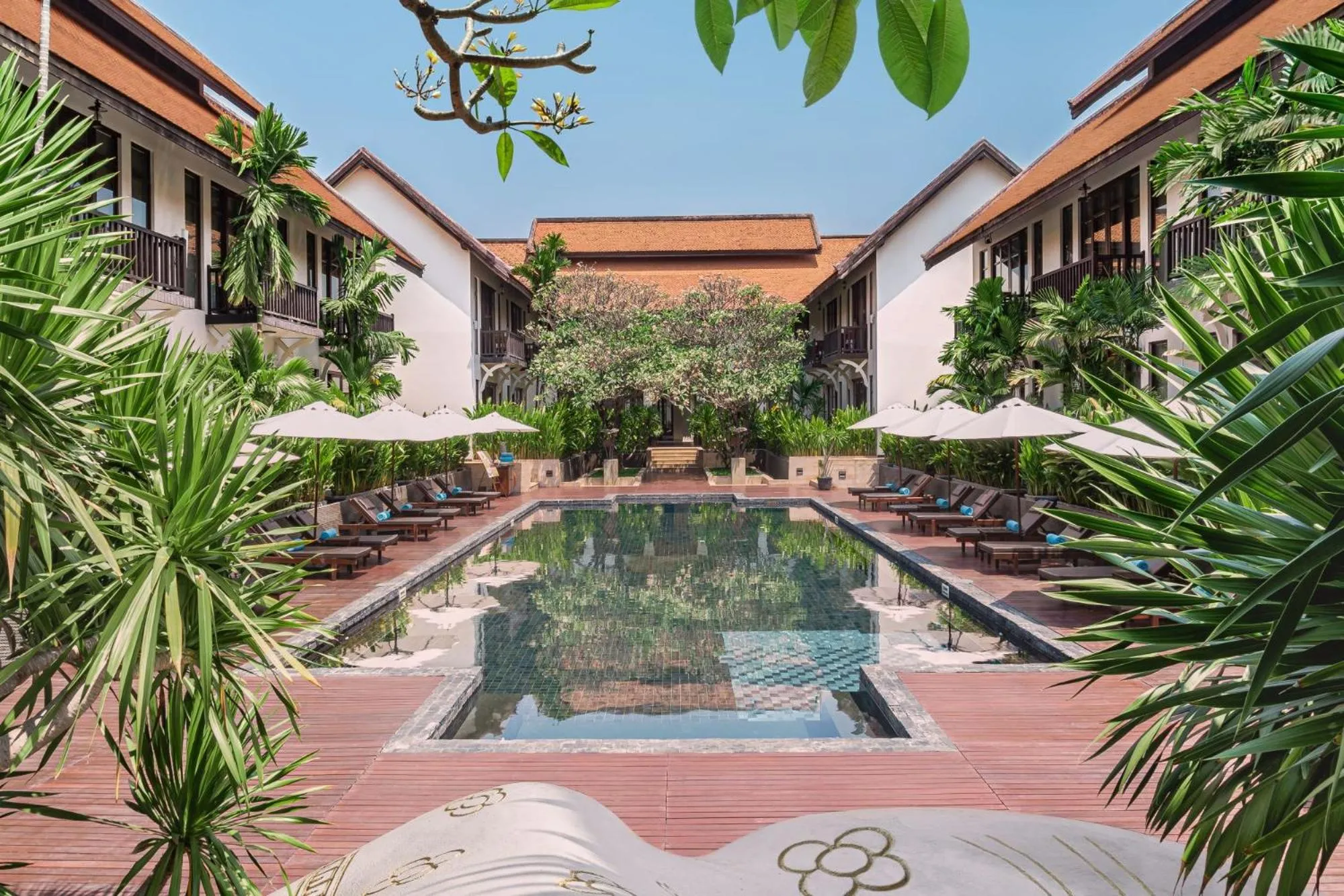 Swimming pool in Anantara Angkor Resort