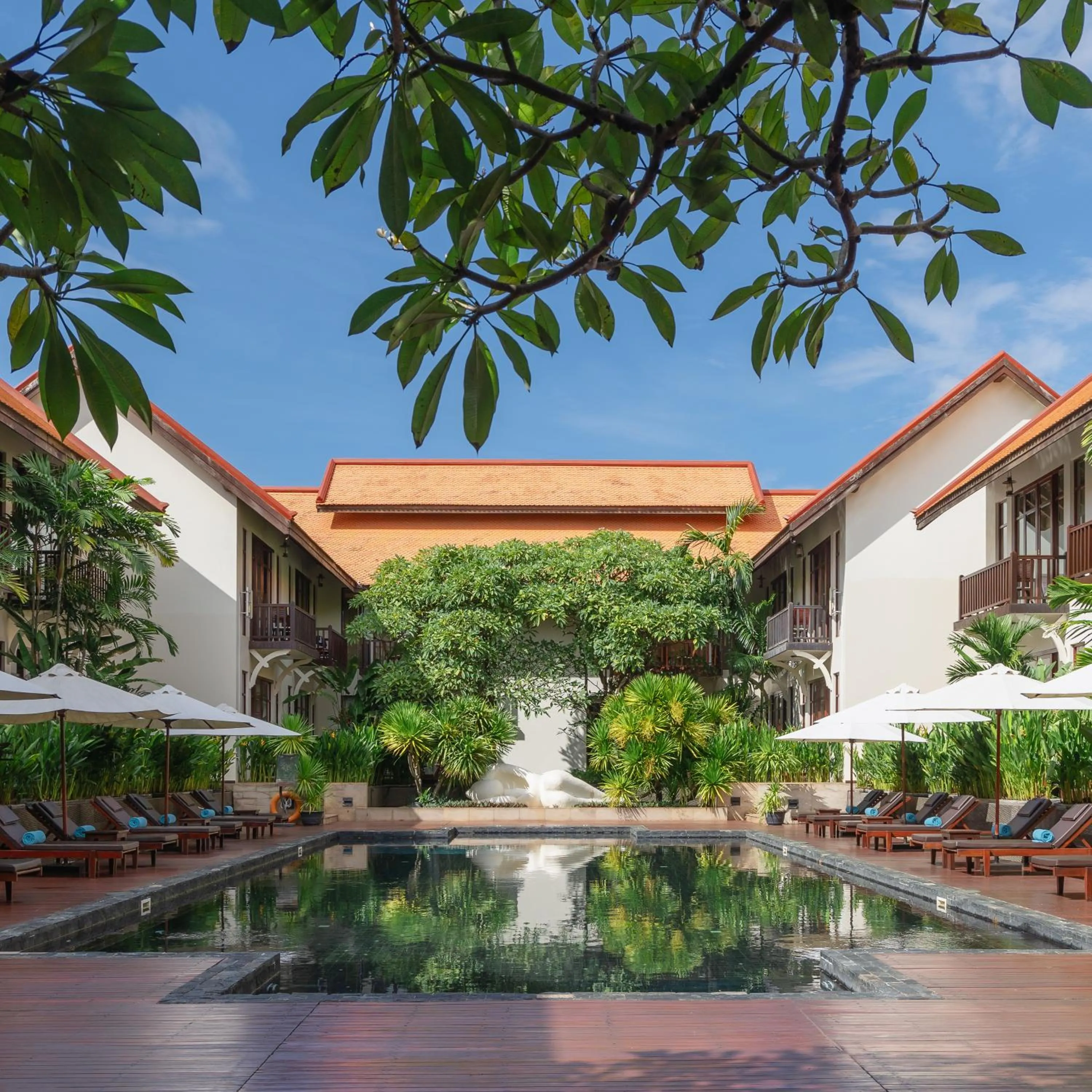 Property building in Anantara Angkor Resort