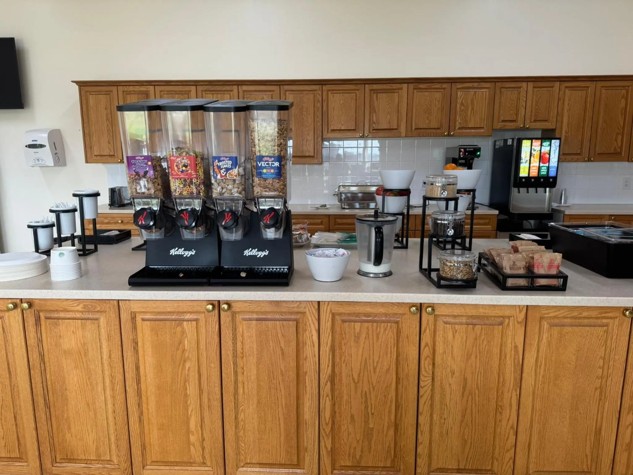 Breakfast in Western Budget Motel Ponoka