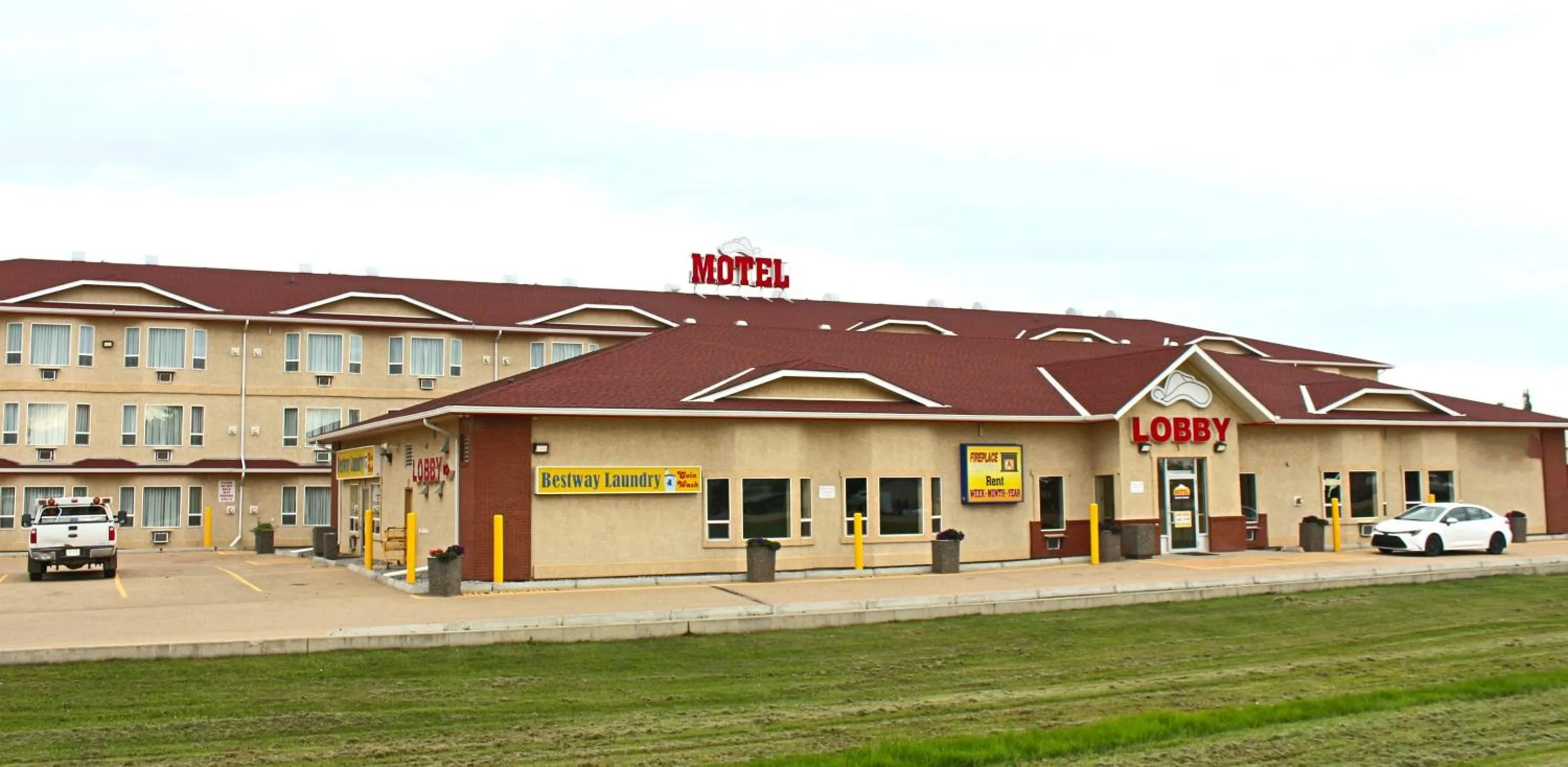 Property building in Western Budget Motel Ponoka