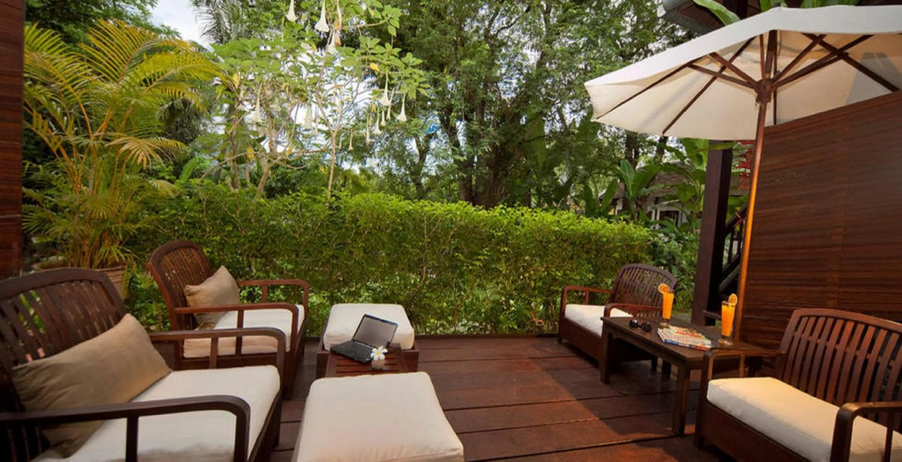 Balcony/Terrace in 3 Nagas Hotel Luang Prabang - MGallery Collection