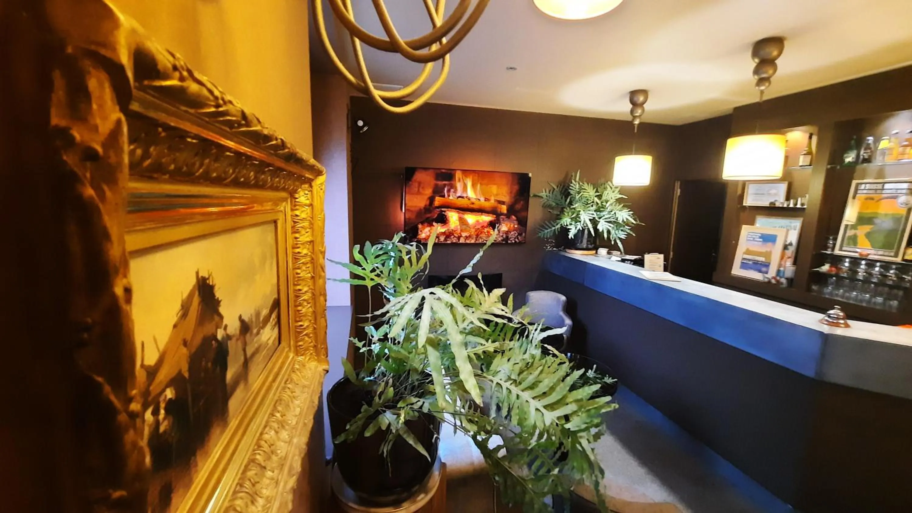 Lobby or reception in Villa Les Bains