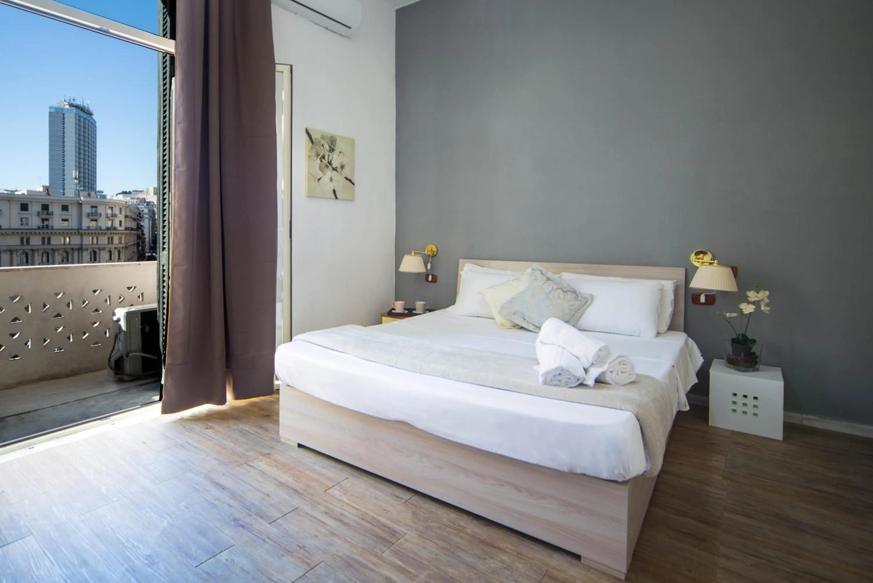 Bed in Hotel Le Orchidee