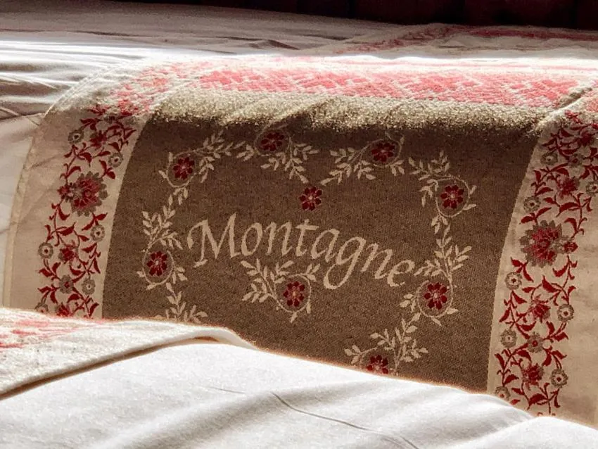 Decorative detail, Bed in Hotels Les Catrems & Le Montagnou