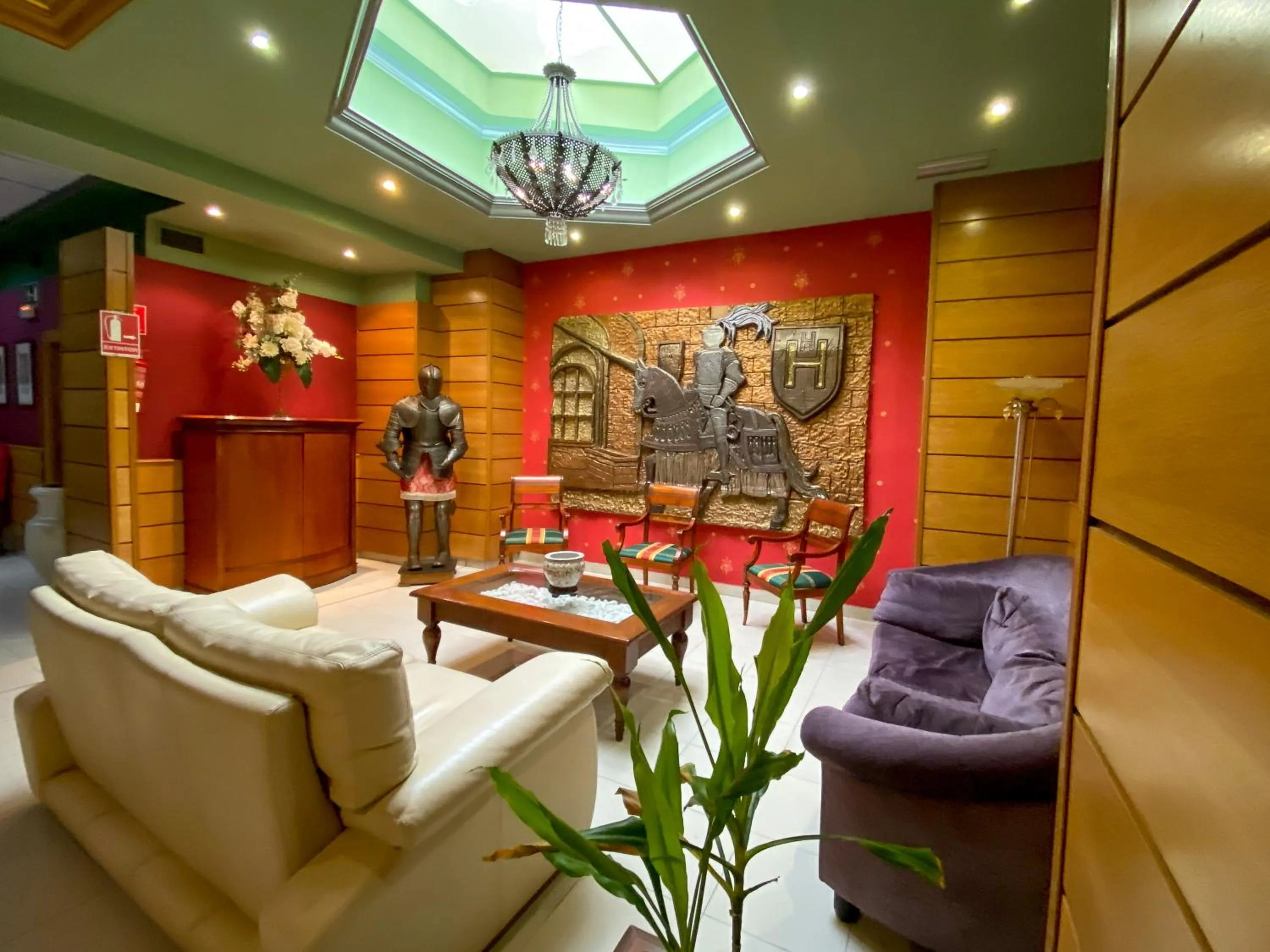 Seating area in Hotel Principe