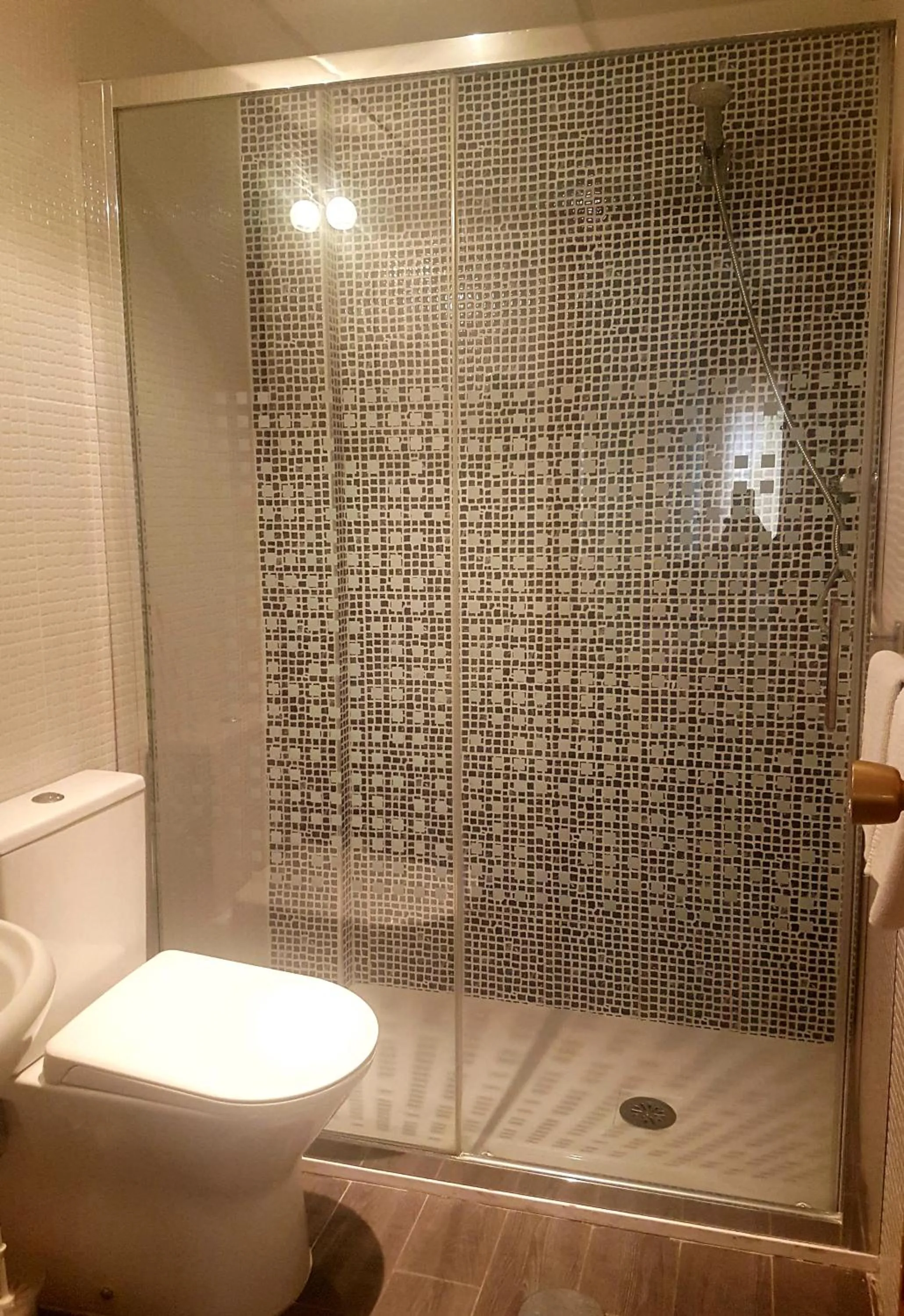 Shower in Hotel Principe