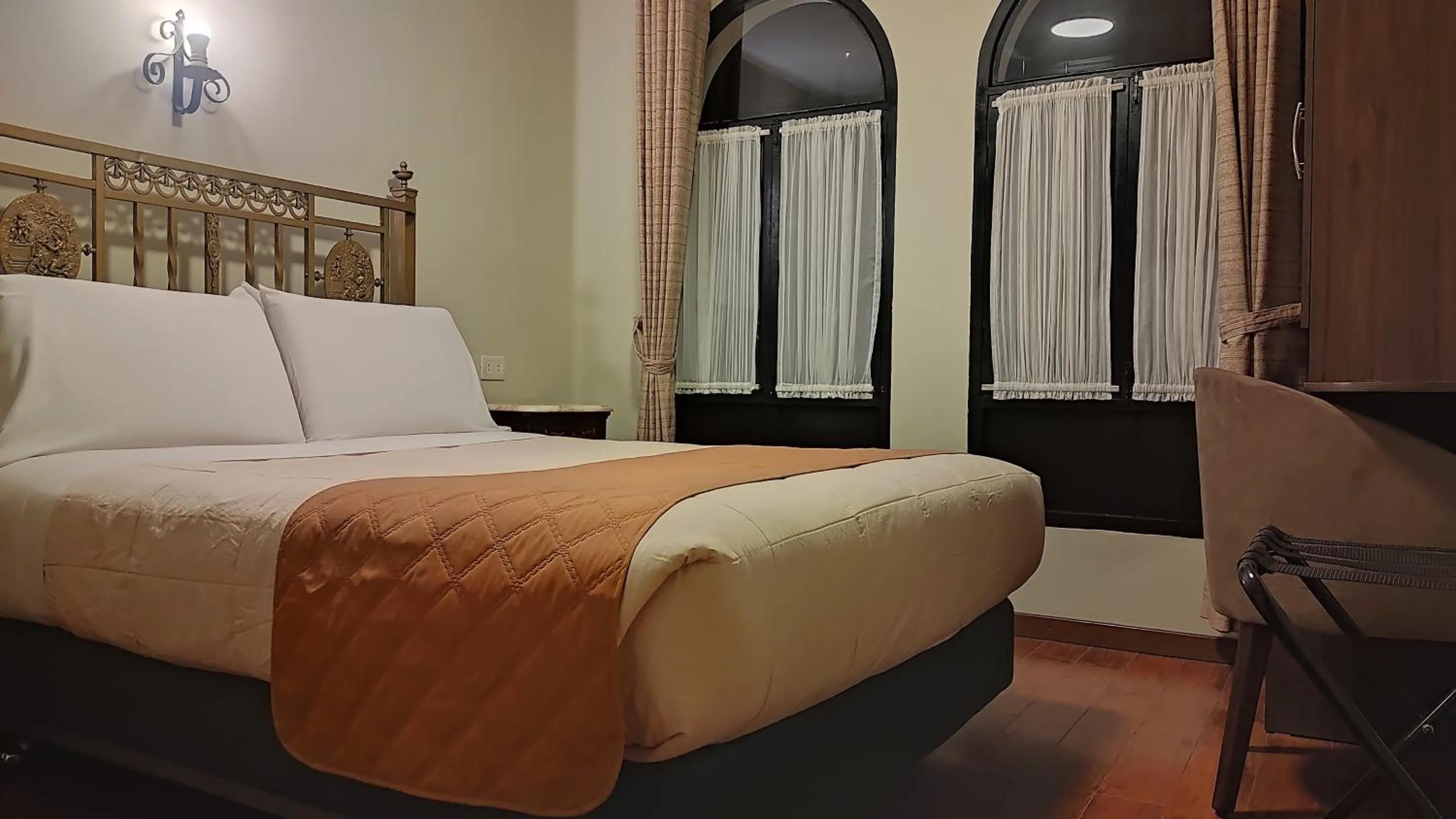 Bed in Hostal Colonial Potosi