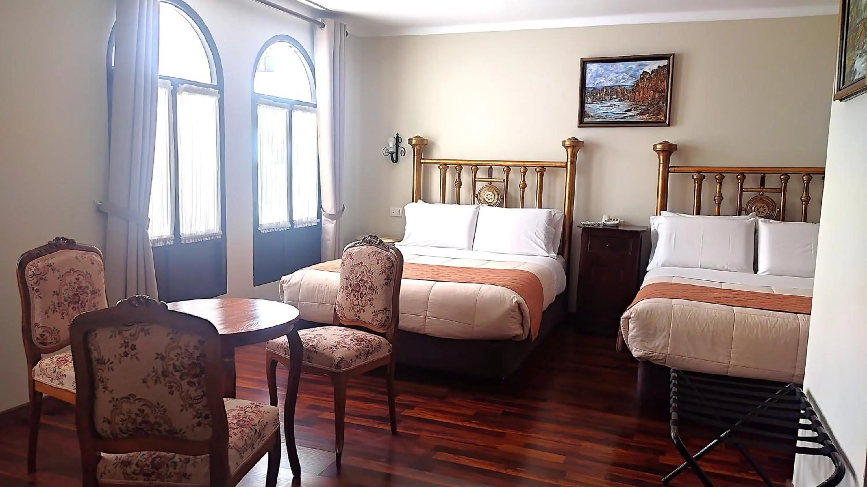 Bed in Hostal Colonial Potosi